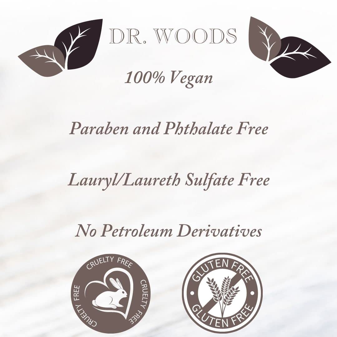 Dr. Woods Pure Castile Peppermint Soap with Organic Shea Butter, 32 Ounce (32 oz)