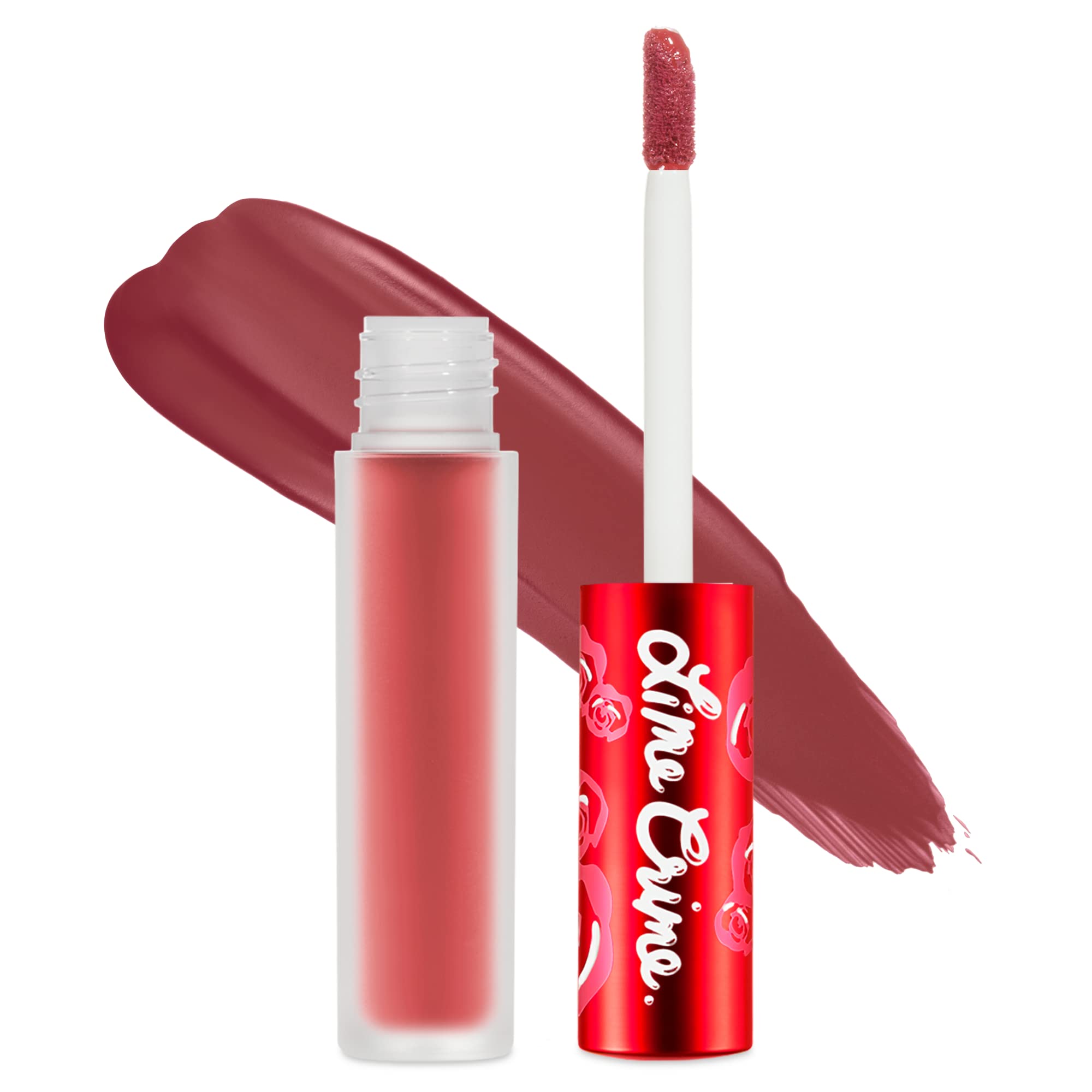 Lime Crime Velvetines Liquid Matte Lipstick, Riot (Red Brown) - Bold, Long Lasting Shades & Lip Lining - Stellar Color & High Co