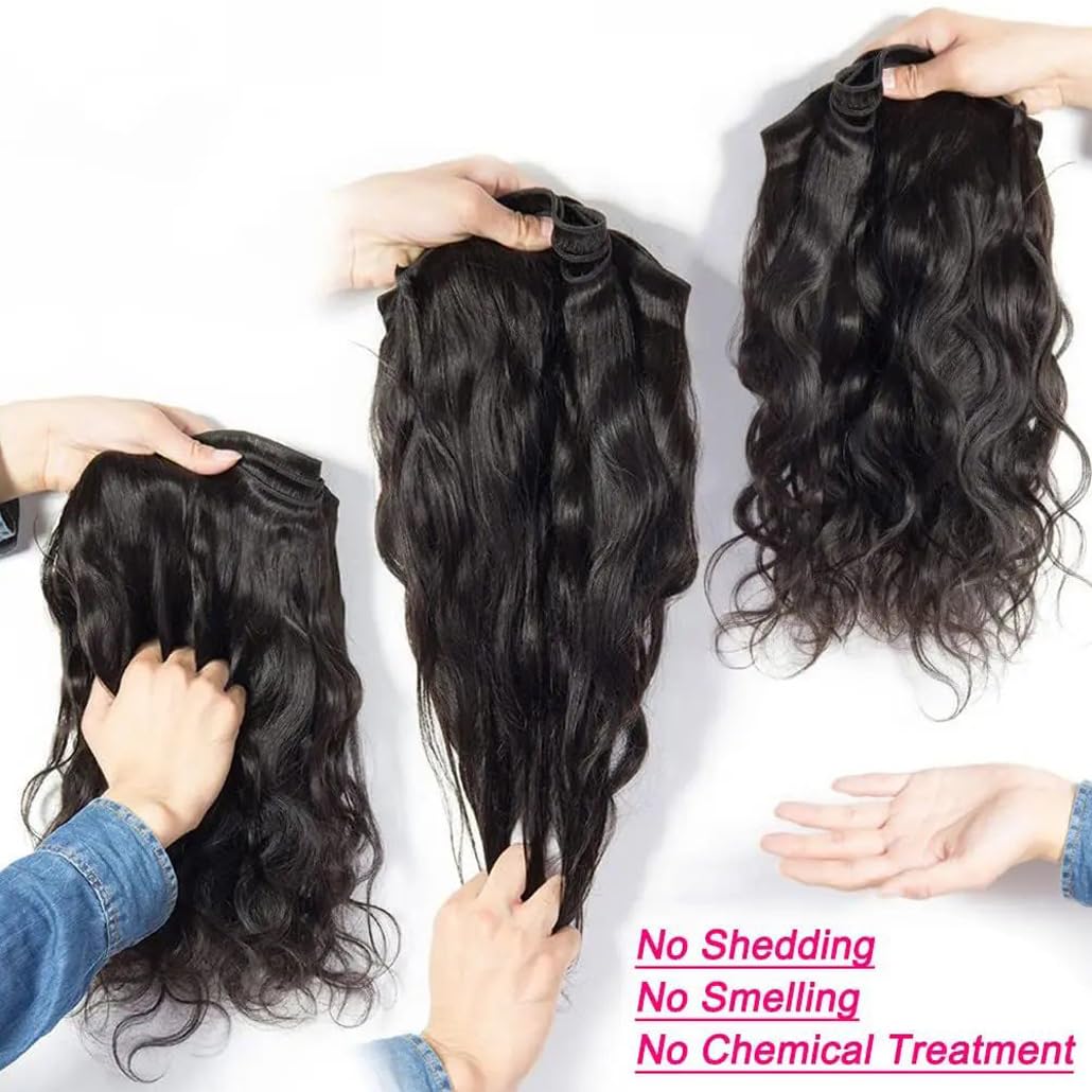 Human Hair Bundles Body Wave 3 Bundles 12 14 16 Inch Human Hair For Black Women100% Unprocessed Brazilian Virgin Hair Bundles De