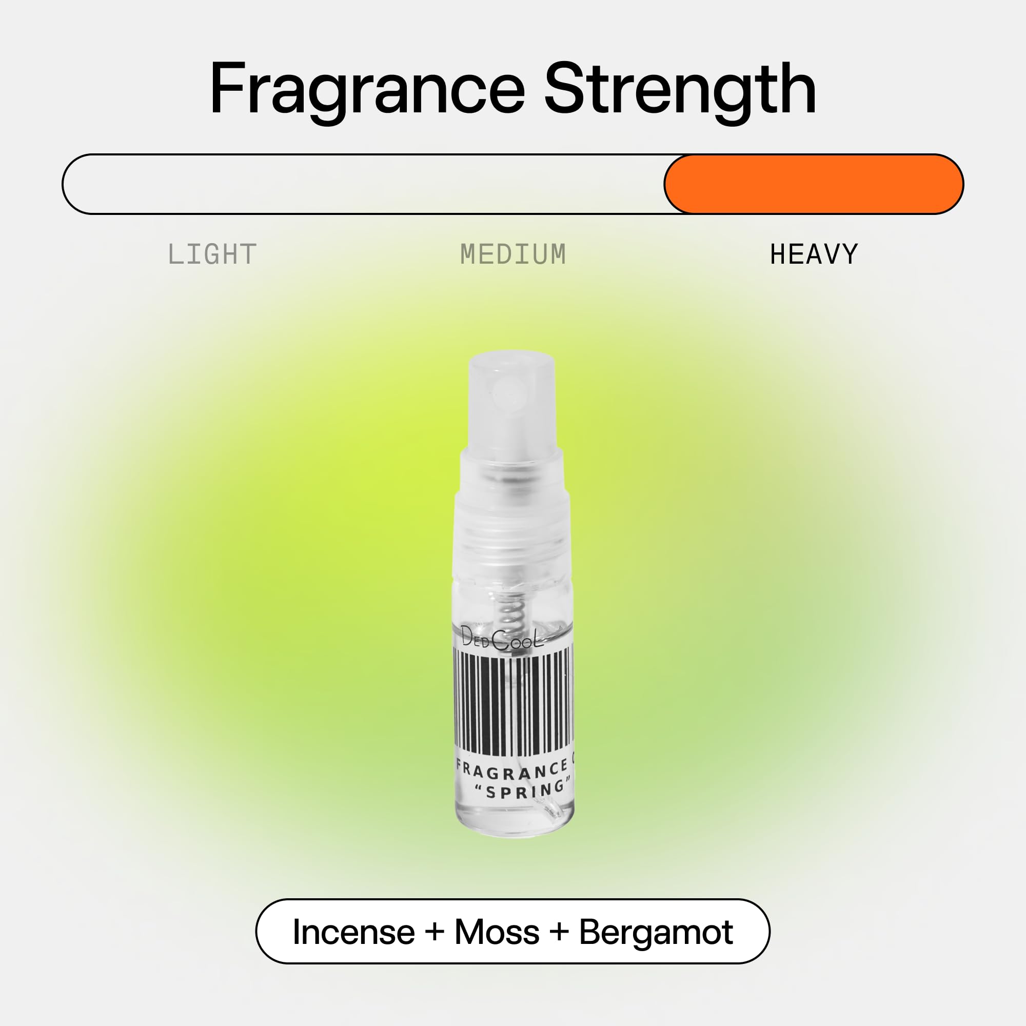 Dedcool - Genderless + Vegan Eau De Parfum Sample | Clean, Non-Toxic Fragrance For All (Fragrance 05 ''Spring 0.1 Fl Oz | 3 Ml)