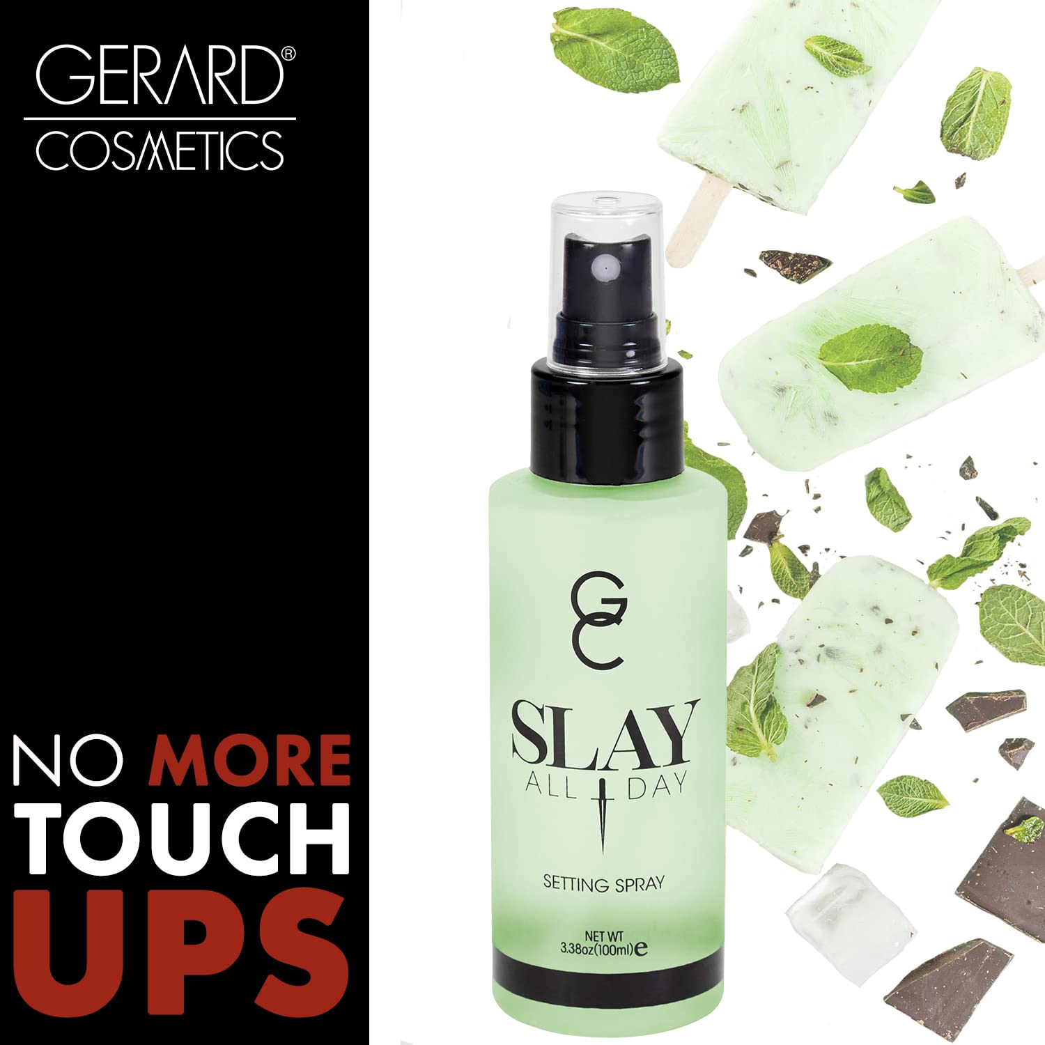 Gerard Cosmetics Slay All Day Makeup Setting Spray | Mint Chocolate Chip Scented | Matte Finish With Oil Control | Cruelty Free,