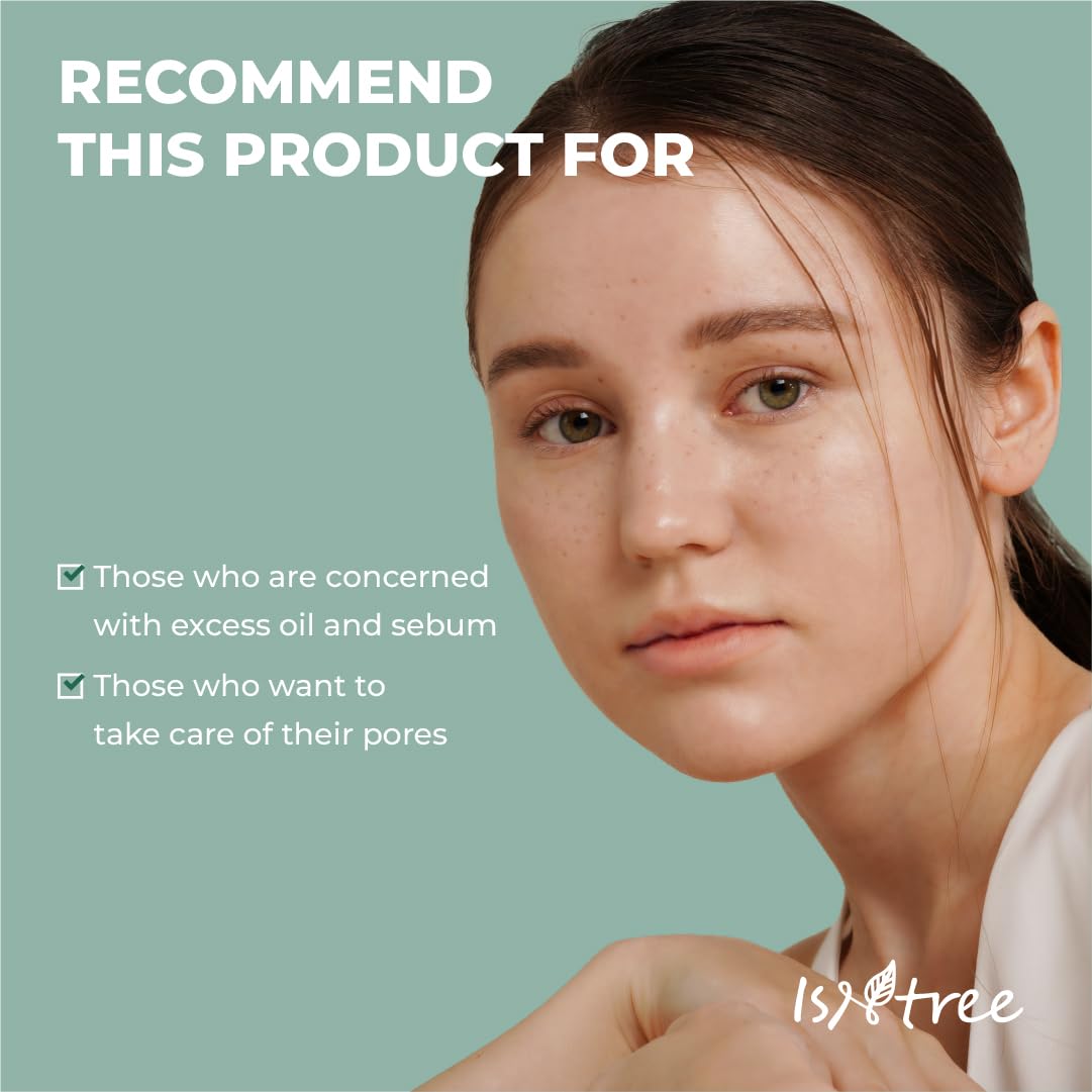 Isntree Mugwort Calming Clay Mask 100Ml, 3.38 Fl.Oz | Sebum Control | Pore Tightening | Exfoliates Rough Skin | Blackheads Care