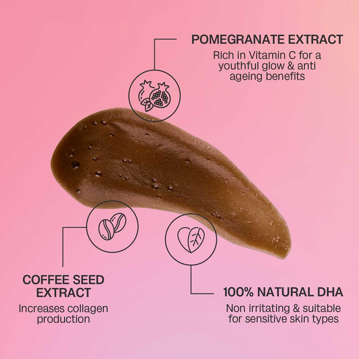 BALI BODY Self-Tanning Mousse - Ultra Dark, Natural Bronzed Shade, Streak-Free Green Based Tinted Self-Tanner, Vegan & Cruelty-F