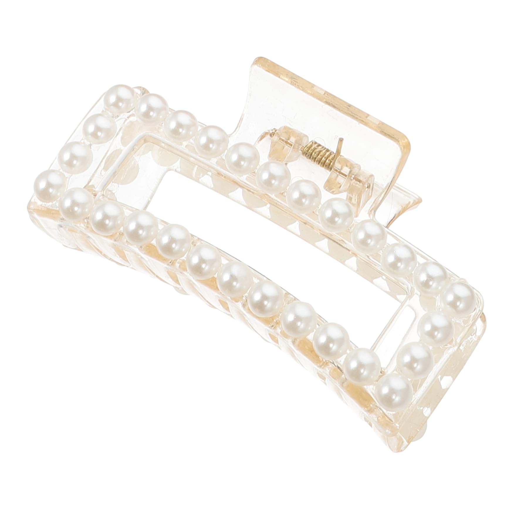 Gogogmee Pearl Hair Jaw Clips for Women Hair Claw Clamp Stylish Hair Clasp Ornament Hair Decoration for Girls and Women Fashion 