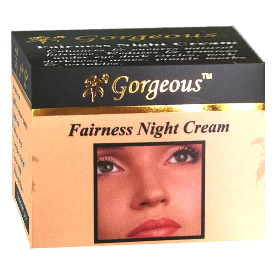 Gorgeous Fairness Night Cream Under Eye Cream, Removes Open Pores (22 Gm)