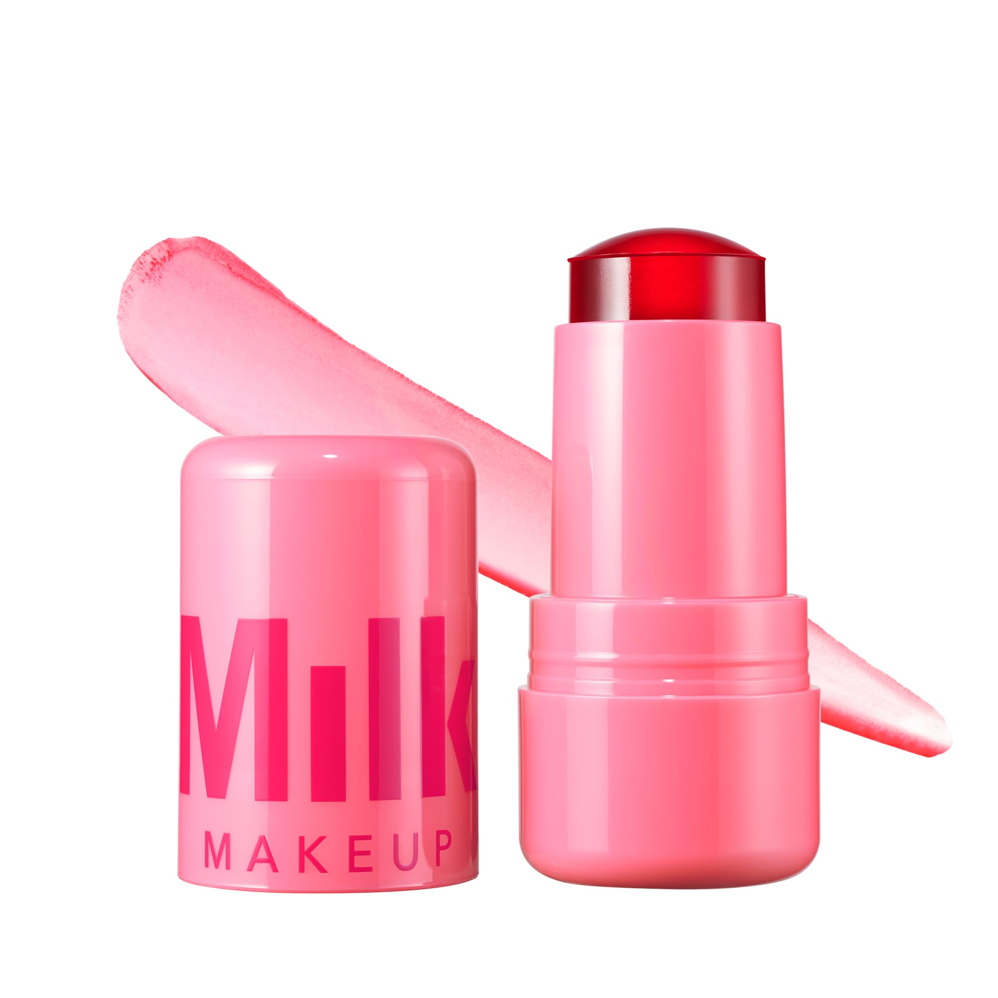 Milk Makeup Cooling Water Jelly Tint - Long-Lasting Sheer Lip + Cheek Stain with Firming Vegan Collagen + Hydrating Aloe - Trans