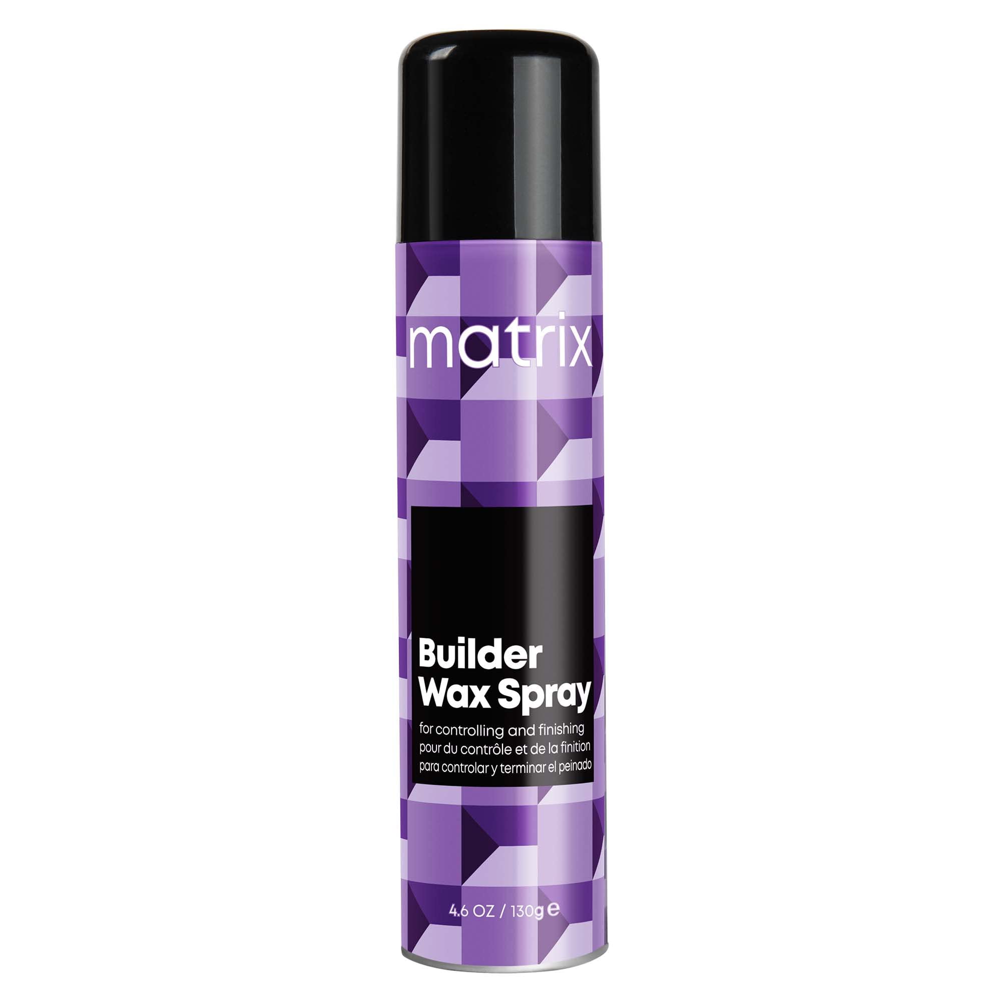 Matrix Styling Builder Wax Spray | Texture Wax Hairspray | Adds Texture & Body | Medium Control | Satin Matte Finish | For All H