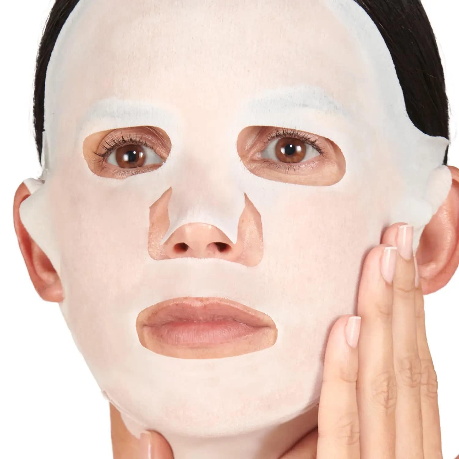 No7 Lift & Luminate Triple Action Serum Boost Sheet Mask - Radiant Skin Firming Anti Aging Face Mask with Hyaluronic Acid & Hibi