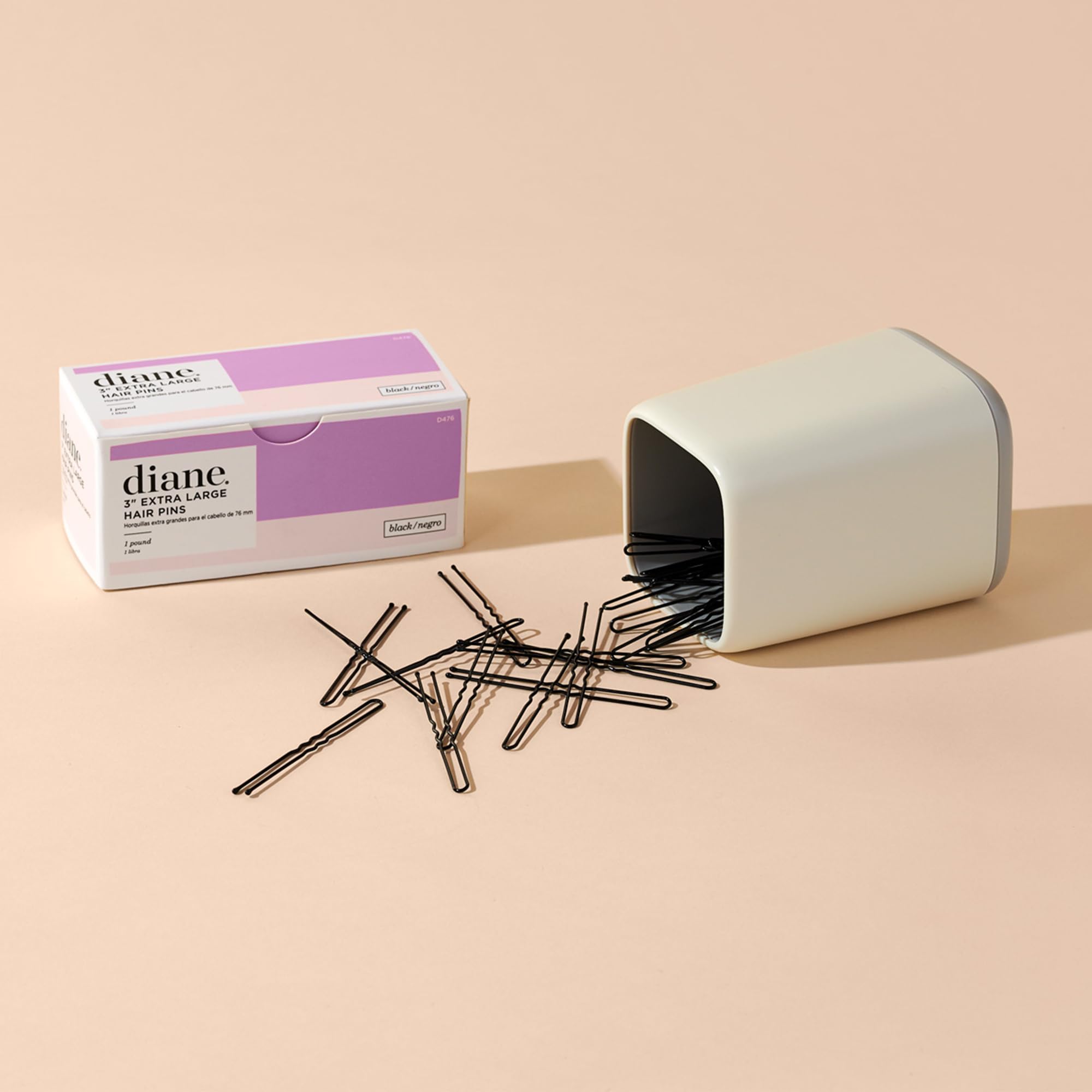 Diane Hair Pins, 3 Black, 1 lb. (Approximately 400 Pins)