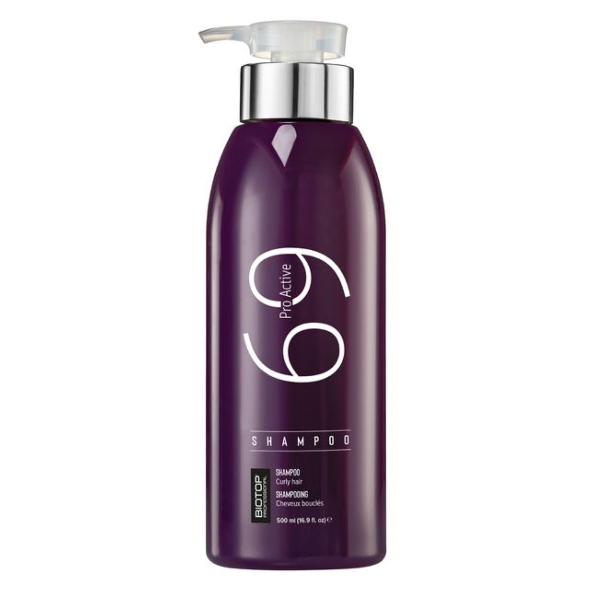 Biotop Professional 69 Pro-Active Hair Shampoo - Frizz Control, Curl Defining & Color Safe Shampoo Made with Coconut Oil, Avocad