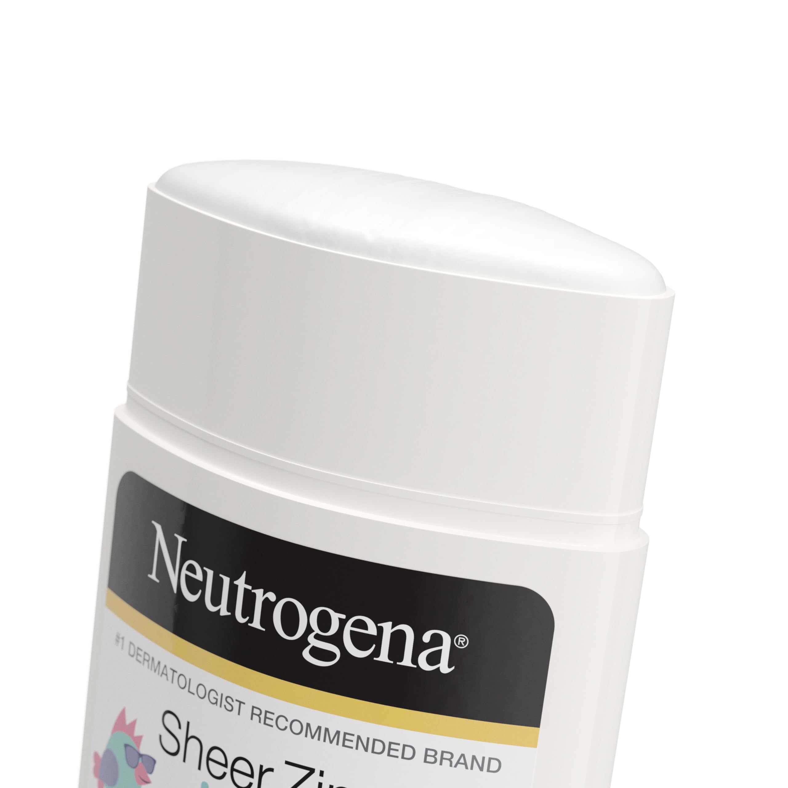 Neutrogena Sheer Zinc Oxide Kids Mineral Sunscreen Stick, Broad Spectrum Spf 50+ & Uva/Uvb Protection & Water Resistant With Res