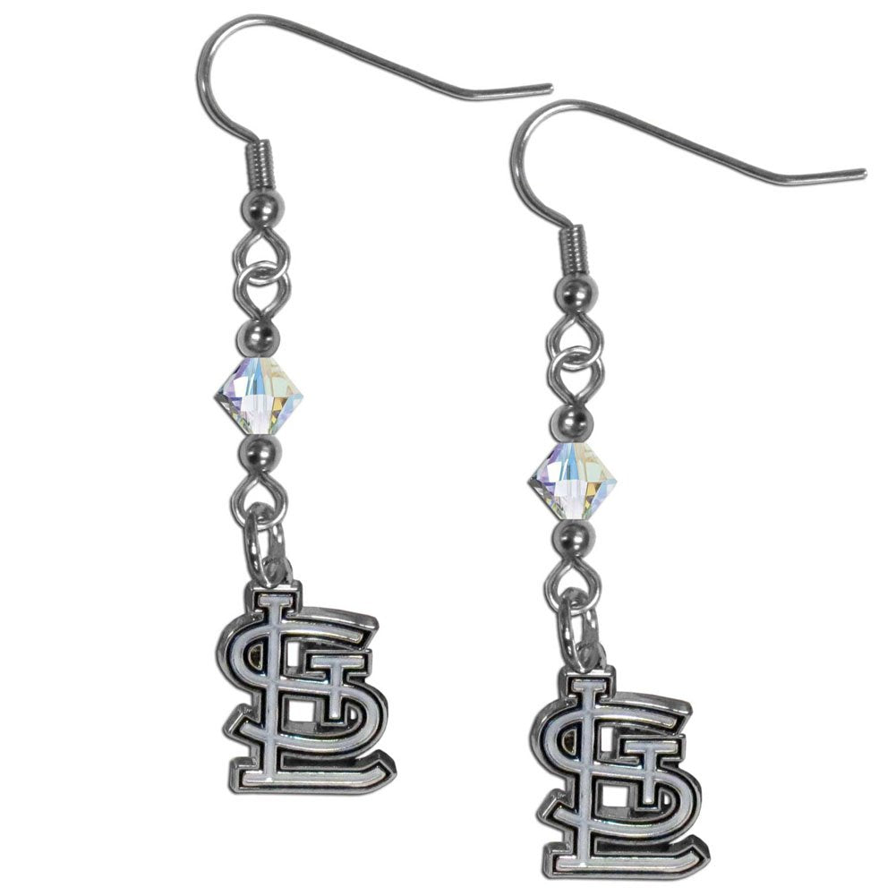 MLB St. Louis Cardinals Crystal Dangle Earrings