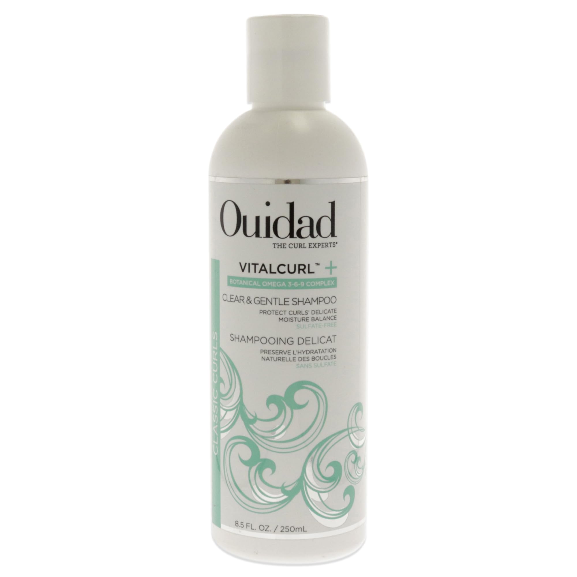 Ouidad Vitalcurl+ Clear & Gentle Shampoo, 8.5 Fl Oz