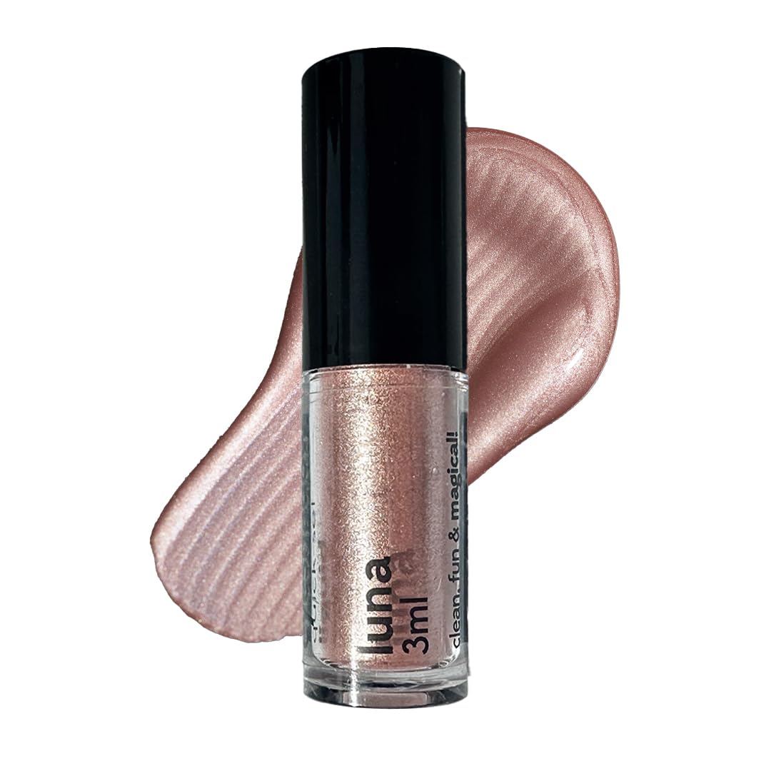 RubyS Organics Mini Metallic Liquid Eyeshadow For Women Eye Makeup, Smooth Glide Insta Dry Formula, Smudge Proof, Waterproof, 