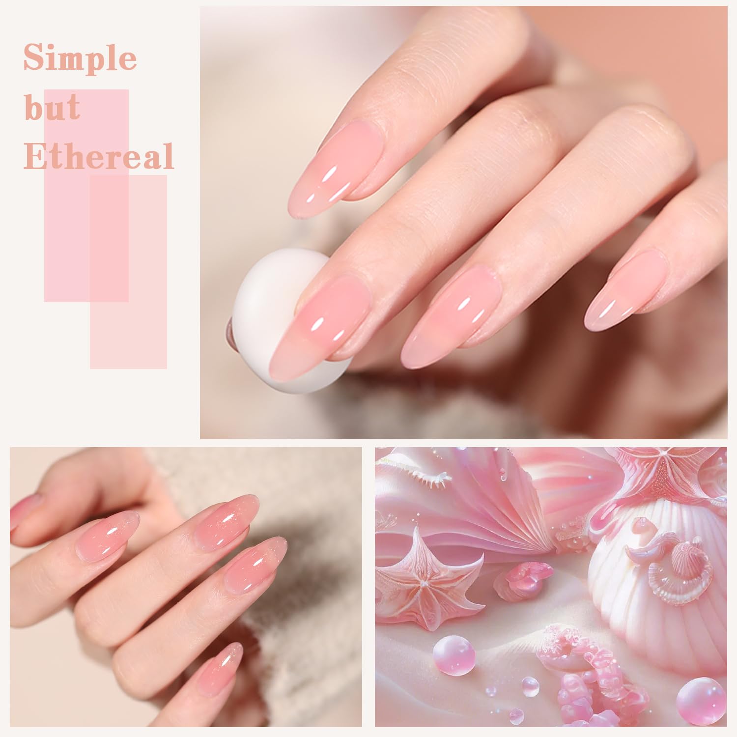 Shoyum 10-Color Gel Nail Polish Set With Uv Led Soak Off Gel Polish Home Manicure Kit