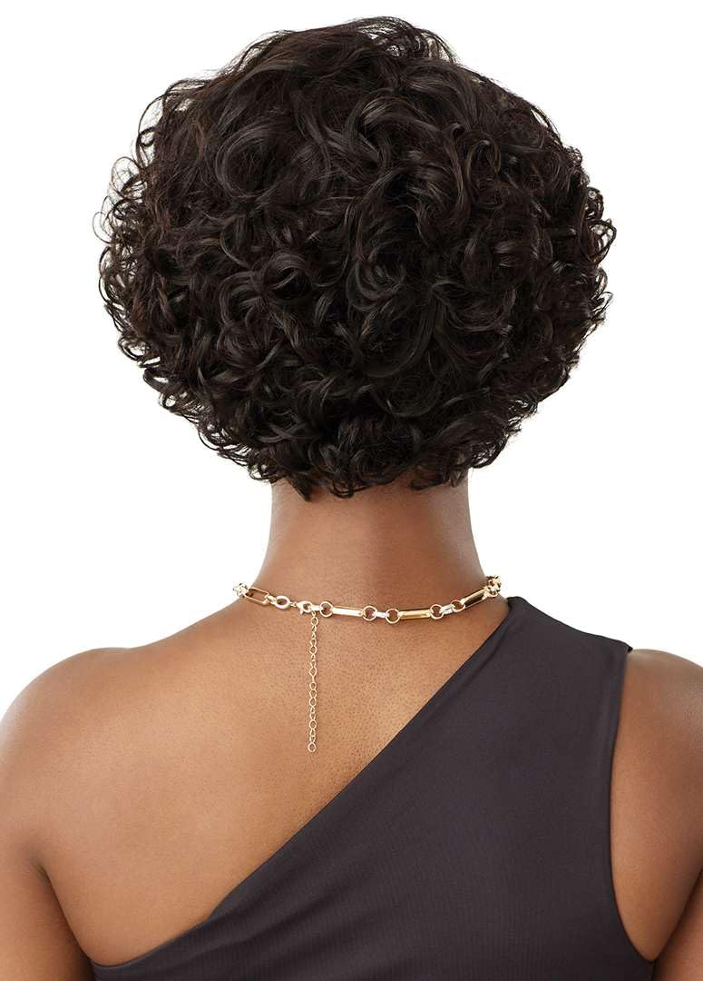 Outre Fab & Fly Full Cap Wig - Human Hair - Susette (NATURAL BLACK)