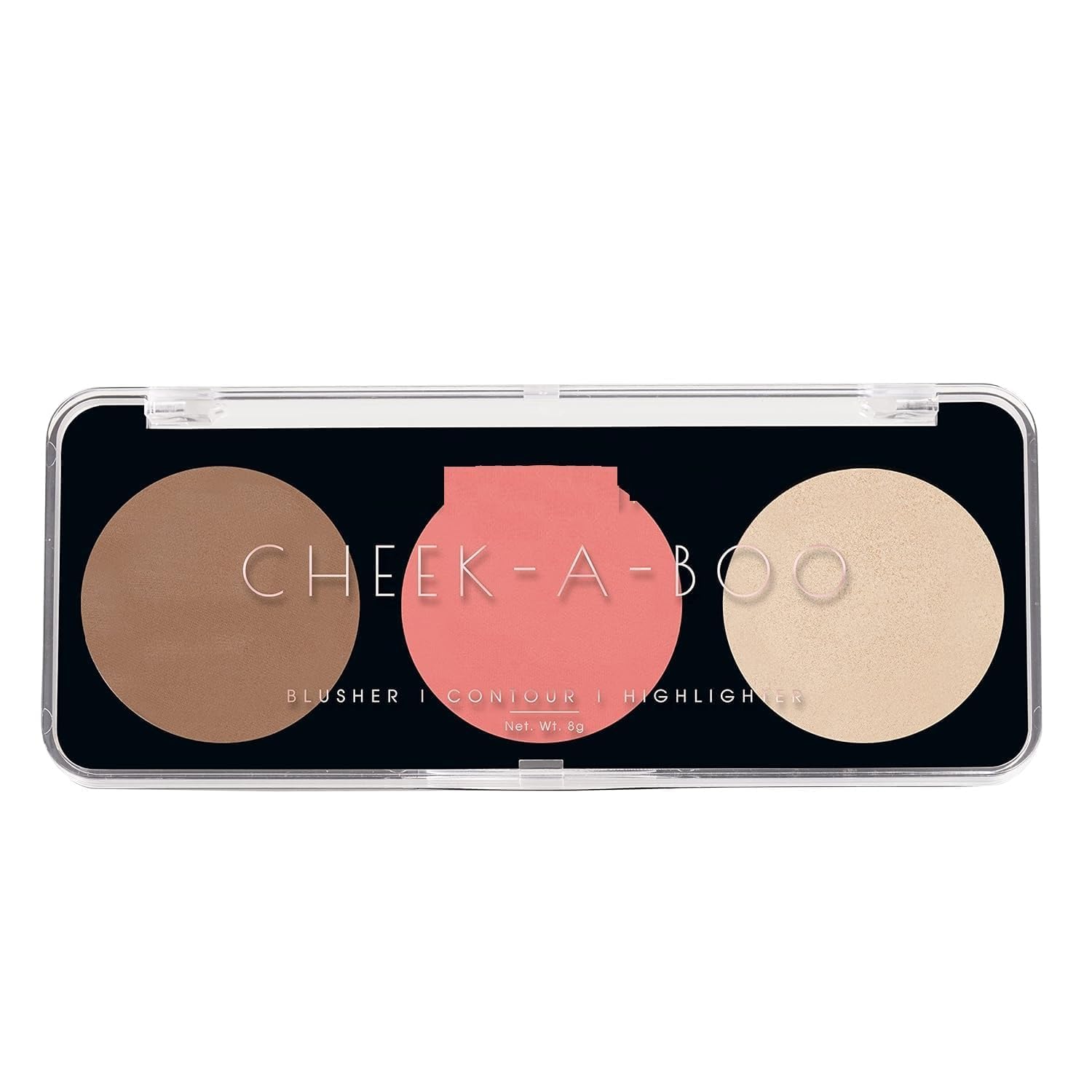 3 In 1 Blush Highlighter Palette Powder, Face Blusher For LongLasting SweatResistant NonGreasy Blush Glow Matte Brighten Natu