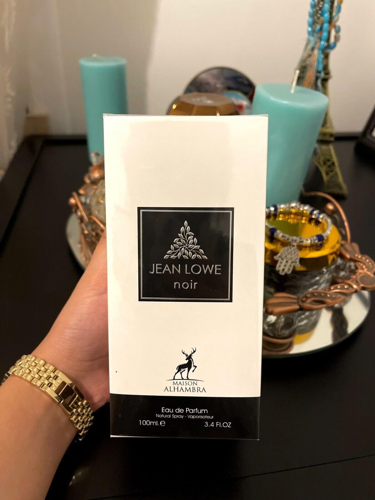Maison Alhambra Jean Lowe Noir for Men - 3.4 oz EDP Spray