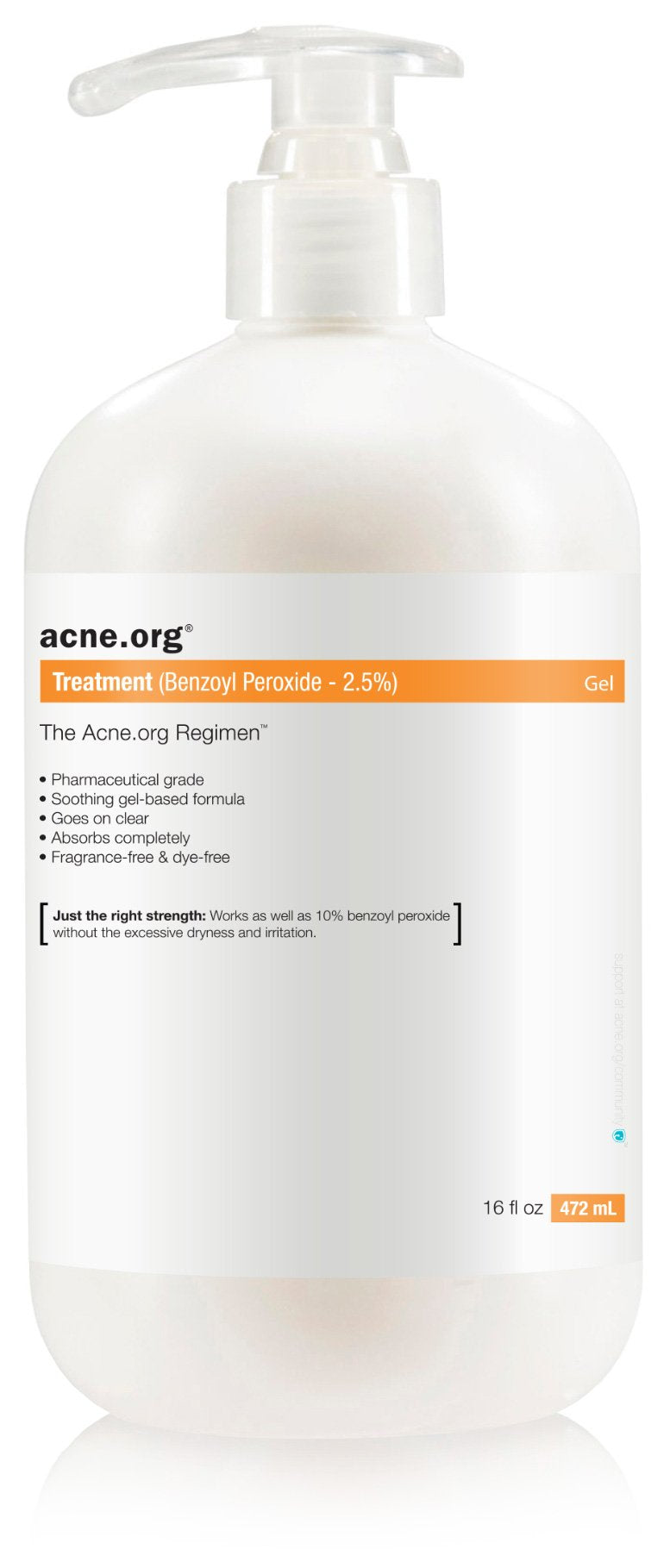 Acne.org Treatment (2.5% Benzoyl Peroxide) 16 oz.