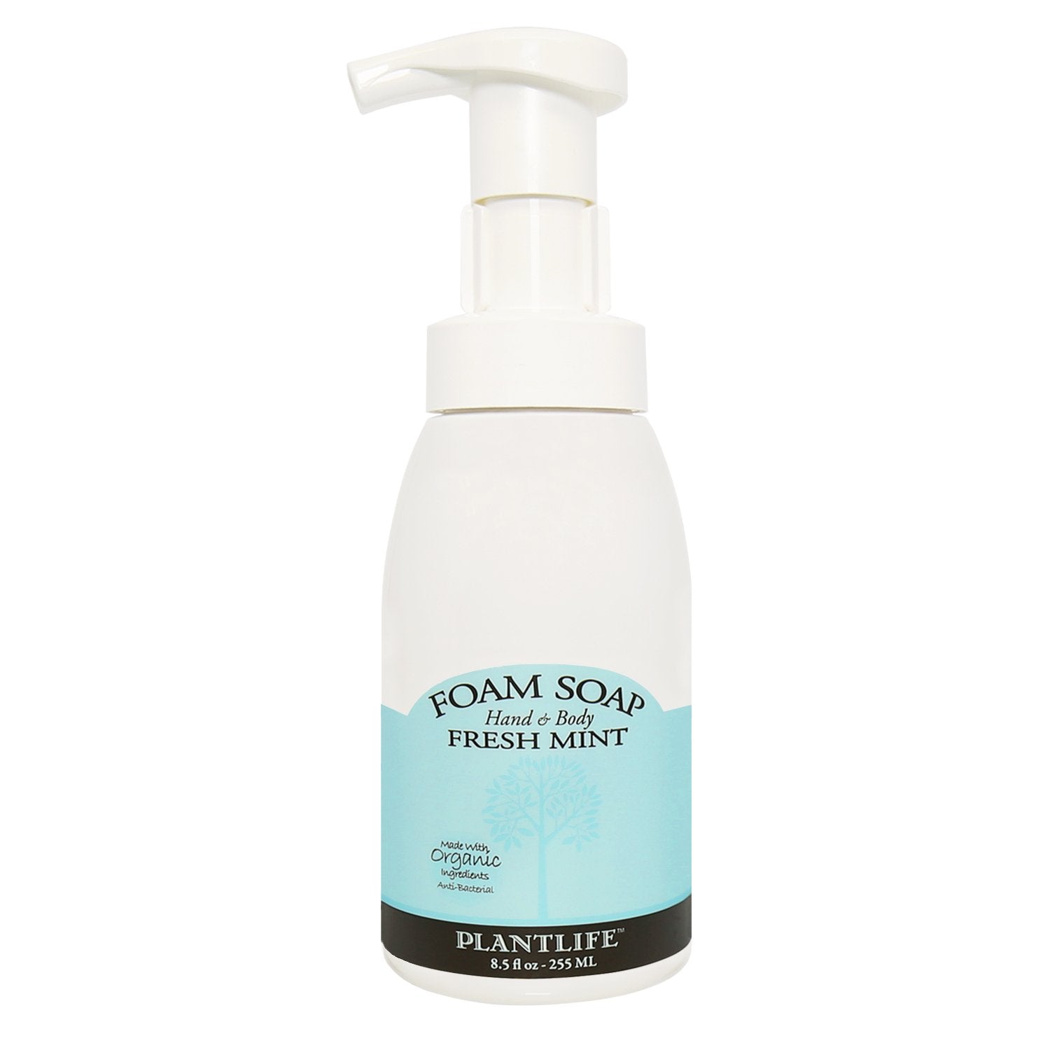 Fresh Mint Foam Soap made with organic ingredients 250ml