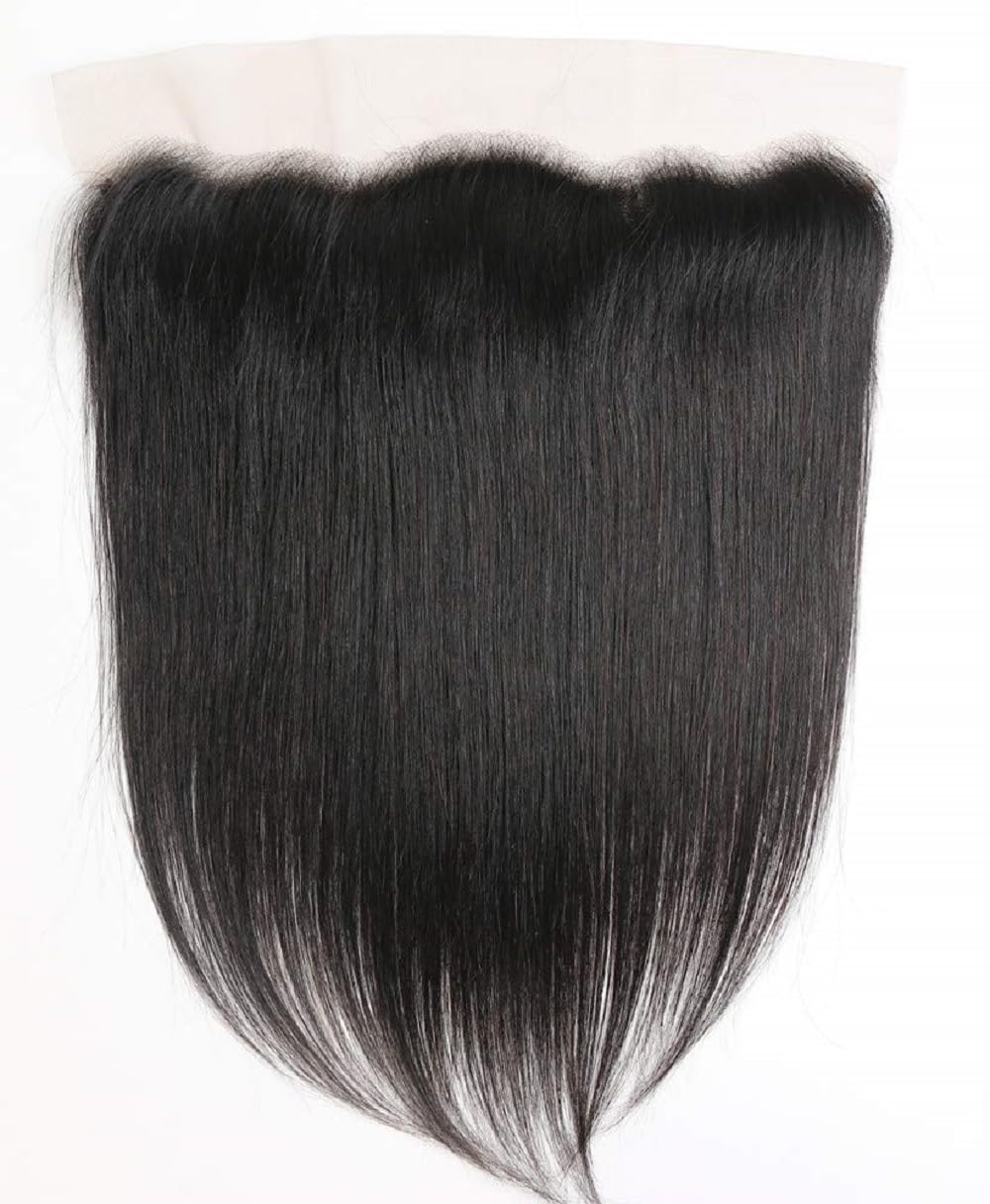 13X4 Lace Frontal Closure Human Hair 10 Inch Brazilian Straight Frontal Hd Lace Closure 100% Virgin Human Hair Ear To Ear Lace F