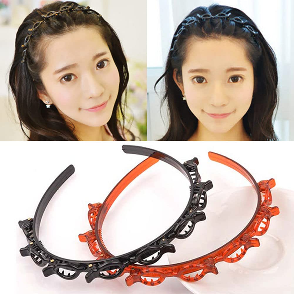 Lovef 2Pcs 2016 New Korean Hair Beauty Hair Styling Accessory Tools Bang Hair Clips Hair Barrette Hair Hoop Headband For Women G