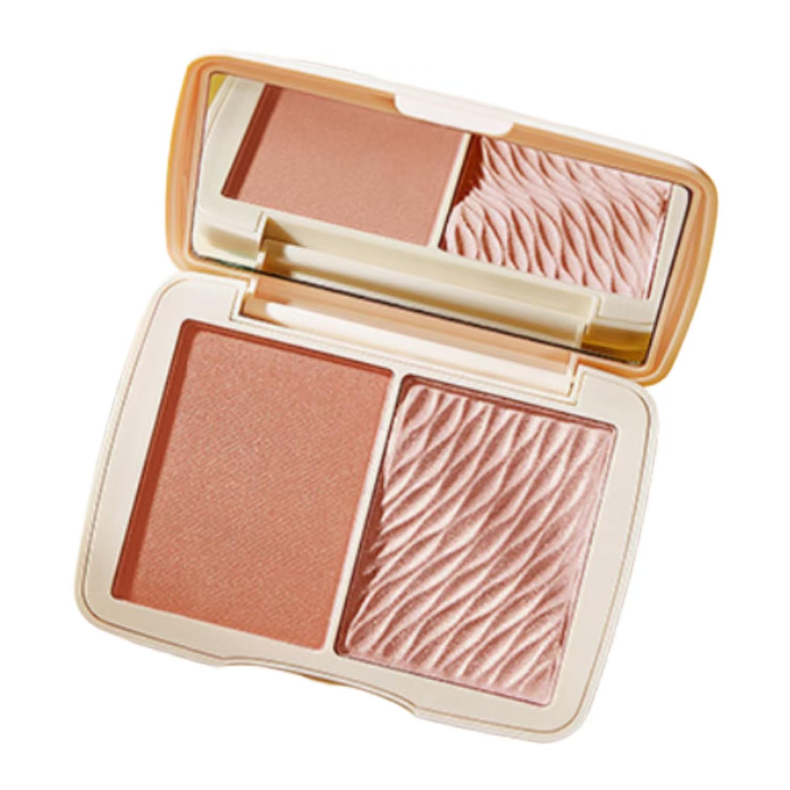 Dual Tone Contour Palette, Bronzer Blush & Highlighter Powder,04#