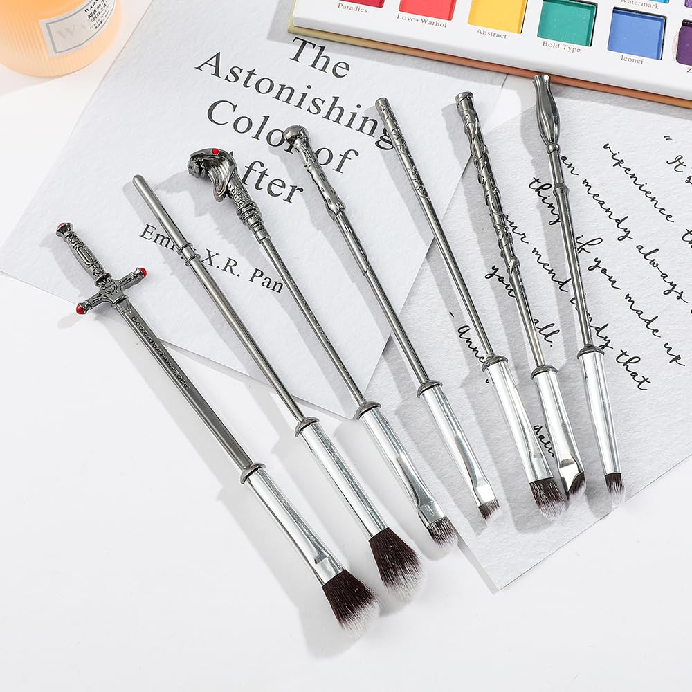 Potter Makeup Brushes Harry Gifts Comb Mirror With Gift Box For Eyeshadow Eyebrows Eyeliner Lips Concealer Contouring Highlighte