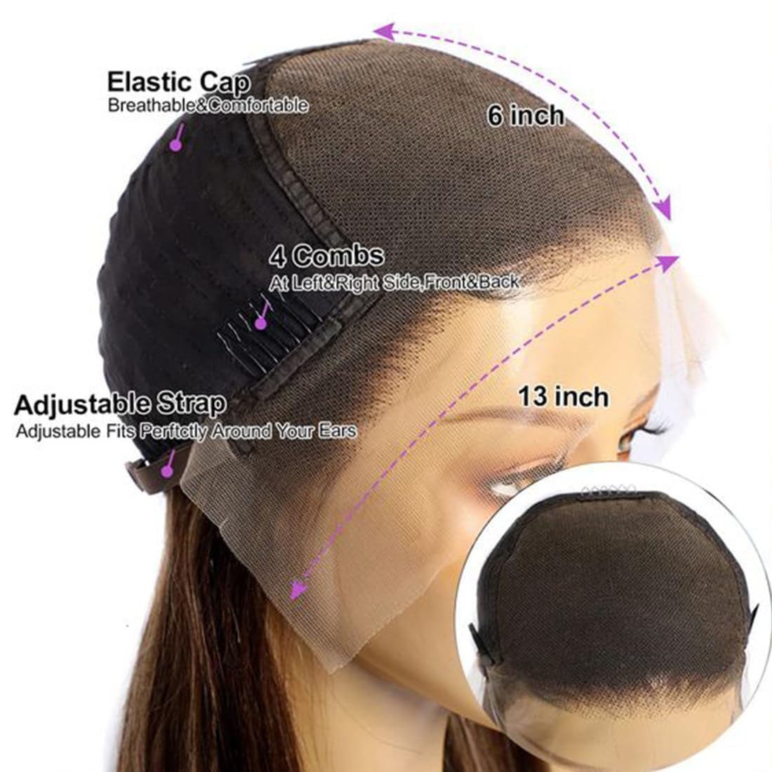 13X6 Lace Front Wigs Human Hair Pre Plucked 250% Density Water Wave Human Hair Wigs Hd Transparent Curly Lace Frontal Wet And Wa