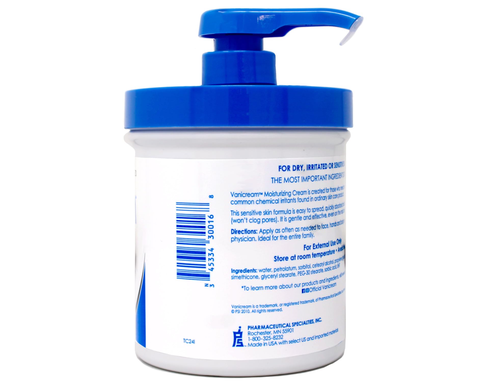 VANICRM SKIN CRM 16OZ PUMP