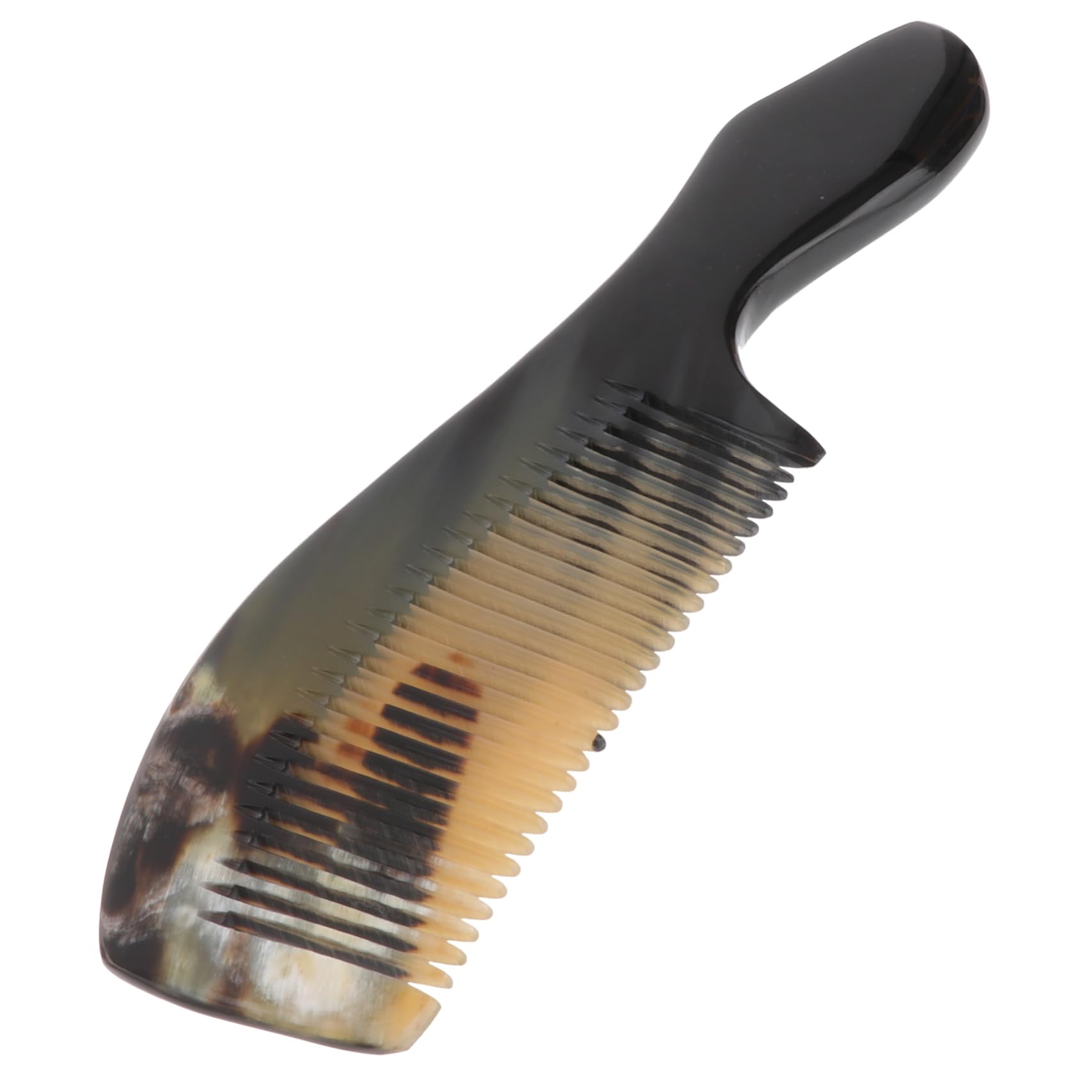 OSOLADY 1pc Natural Ox Horn Comb Portable Scalp Massage Comb Fashion Hairdressing Tool
