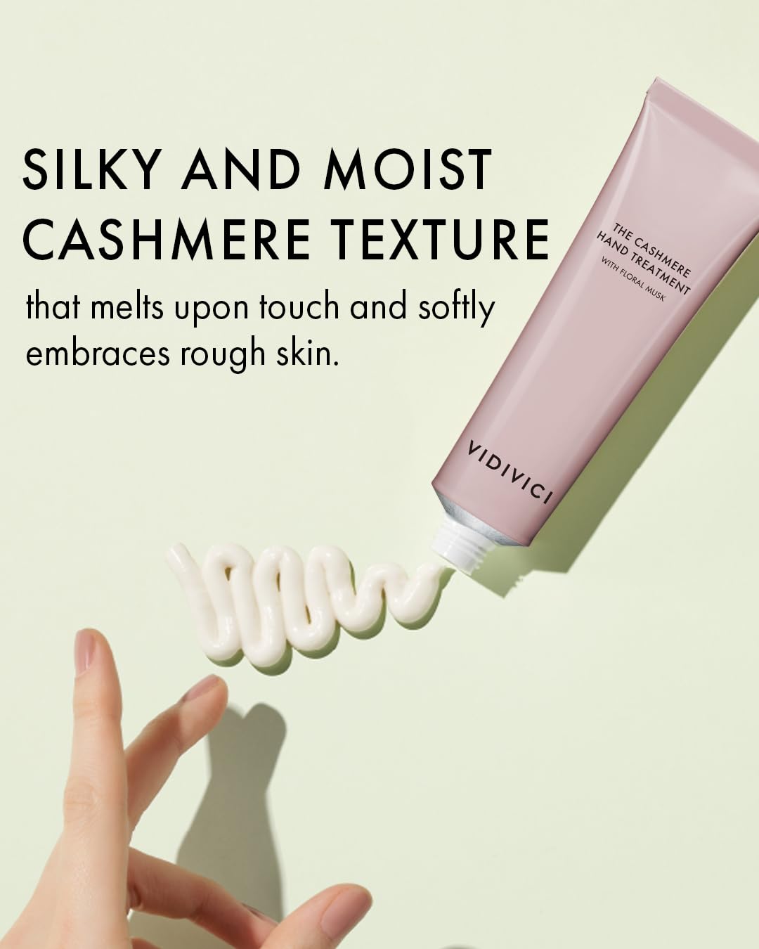 Vidivici The Cashmere Hand Treatment Floral Musk - Hand Cream Enriched With Shea Butter For Deep Hydration - Citrus, Bergamot An