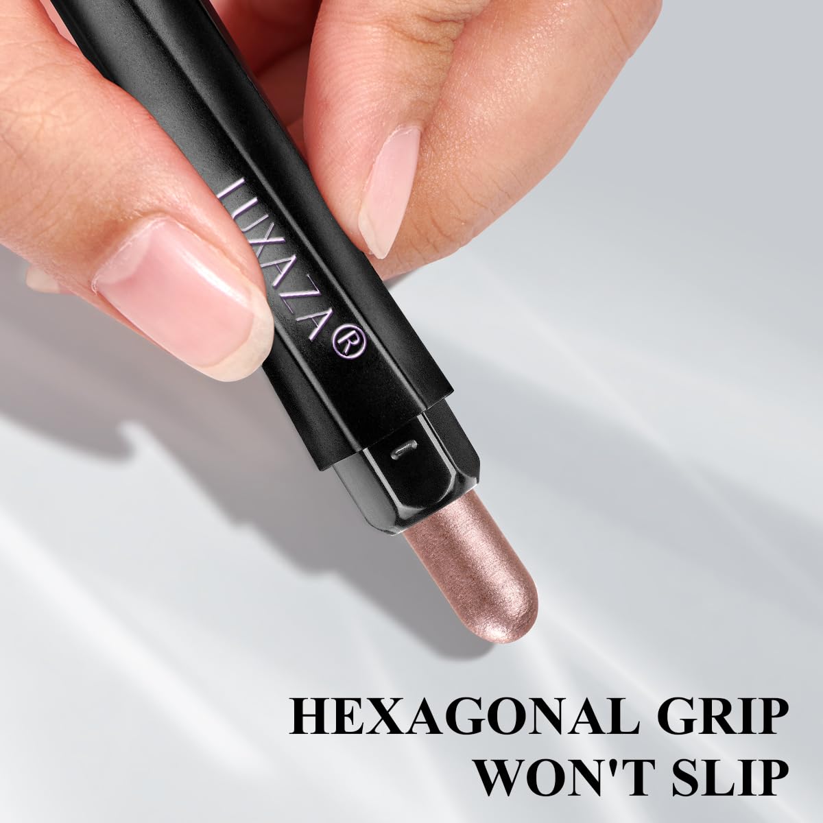 Luxaza 6Pcs Cream Eyeshadow Stick Makeup Sets, Metallic And Matte Shimmer Eye Shadow Eye Brightener Stick Pencil Crayon, B06-Pin