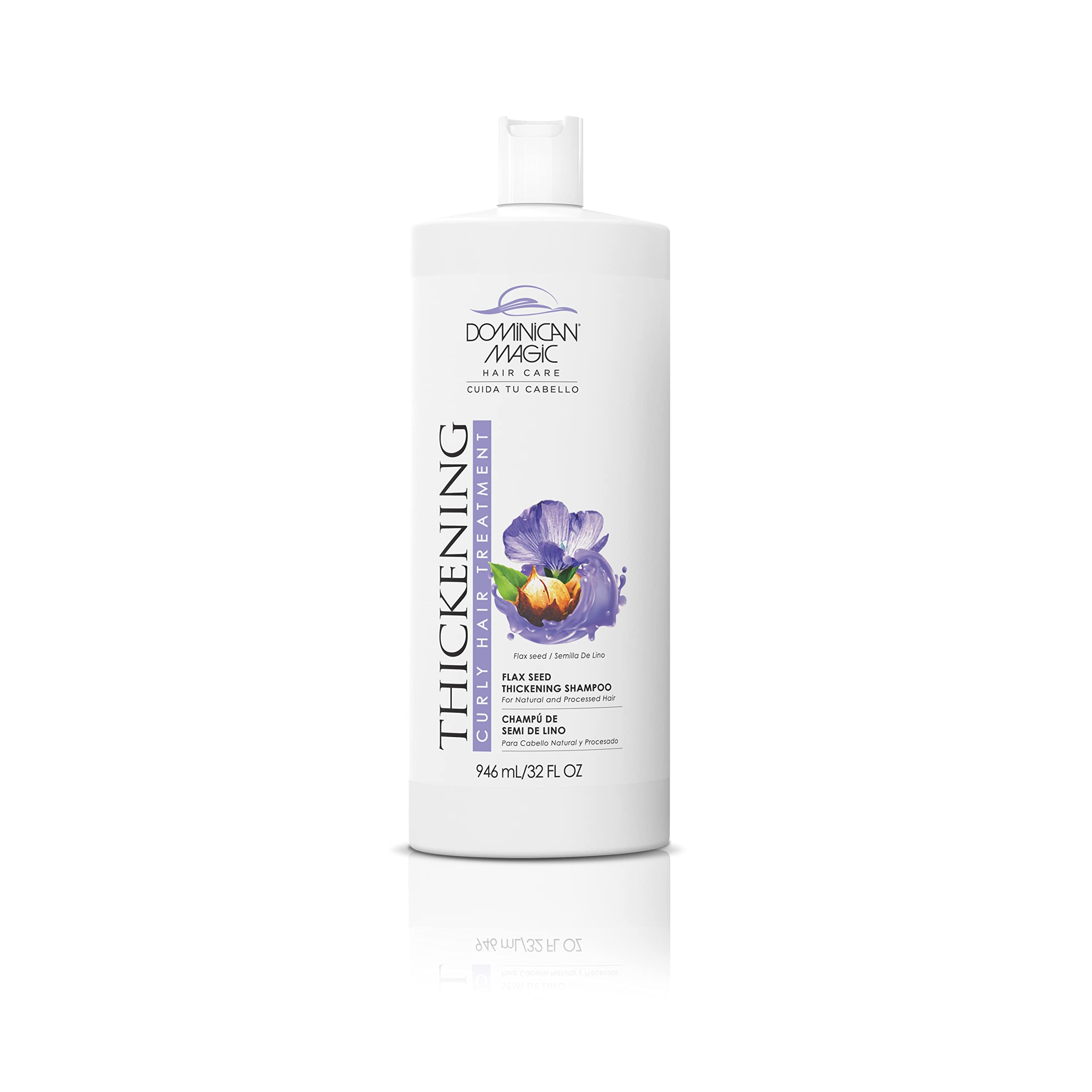 DOMINICAN MAGIC Curly Hair Treatment Flax Seed Thickenning Shampoo
