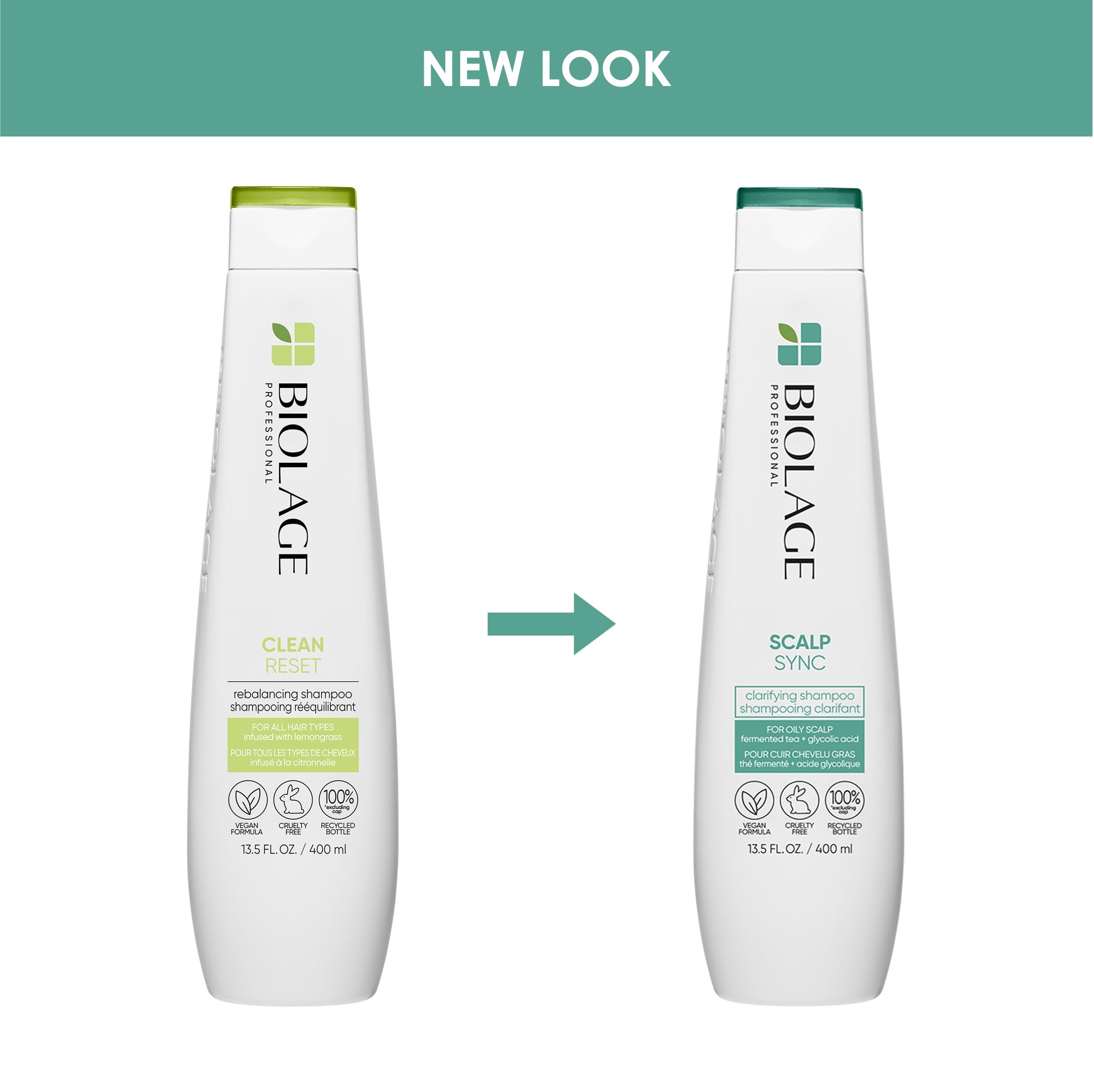 Biolage Scalp Sync Clarifying Shampoo | Removes Residue, Buildup & Excess Oil | Paraben & Silicone Free | For Oily Hair & Scalp