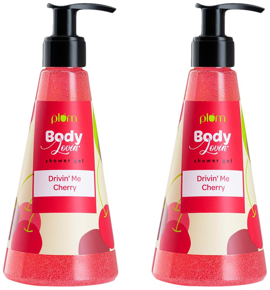 Plum Bodylovin Drivin Me Cherry Shower Gel | Sls-Free Body Wash For Women | Long Lasting Sweet Cherry Fragrance | Aloe-Infused