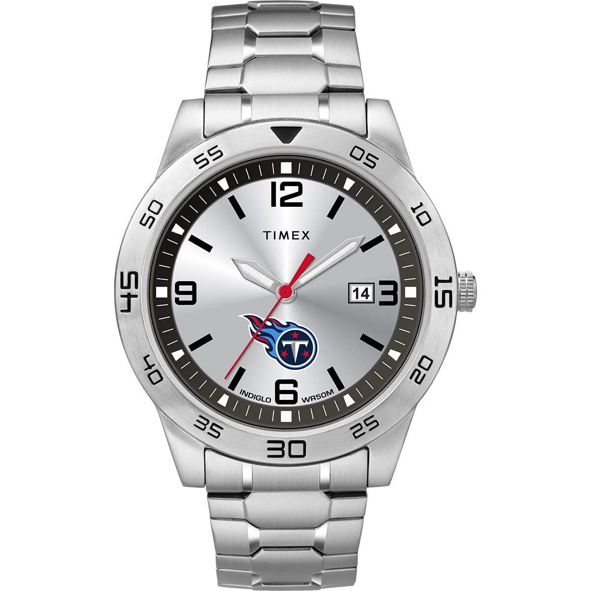 Timex Tribute Men's NFL Citation 42mm Watch - Tennessee Titans with Stainless Steel Expansion Band