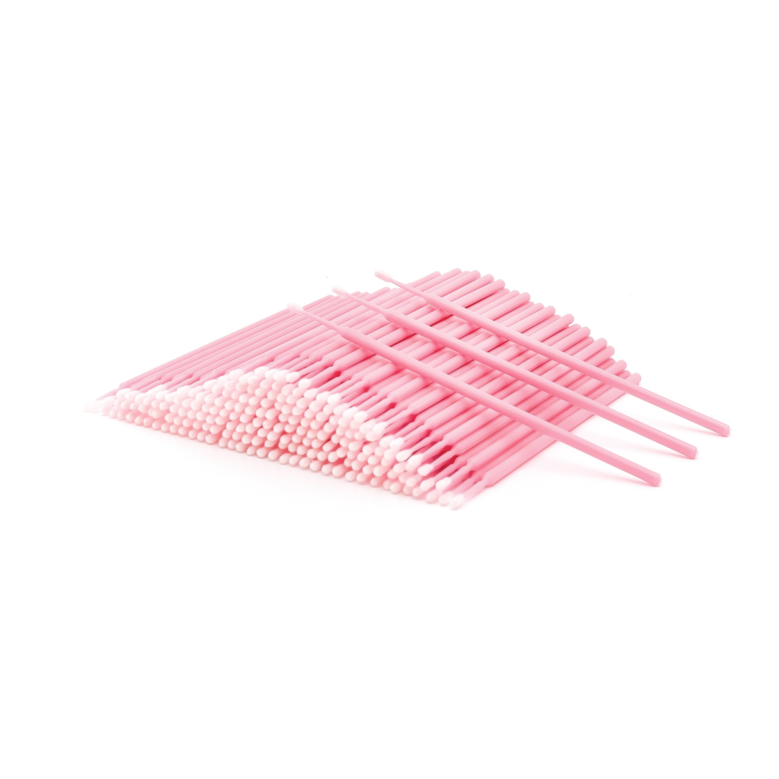 i-Laesh 200Pcs Medium Tip Micro Brushes - Microswabs for Eyelash Extensions - Microbrush Applicators Brush - Cotton Swabs Qtips 