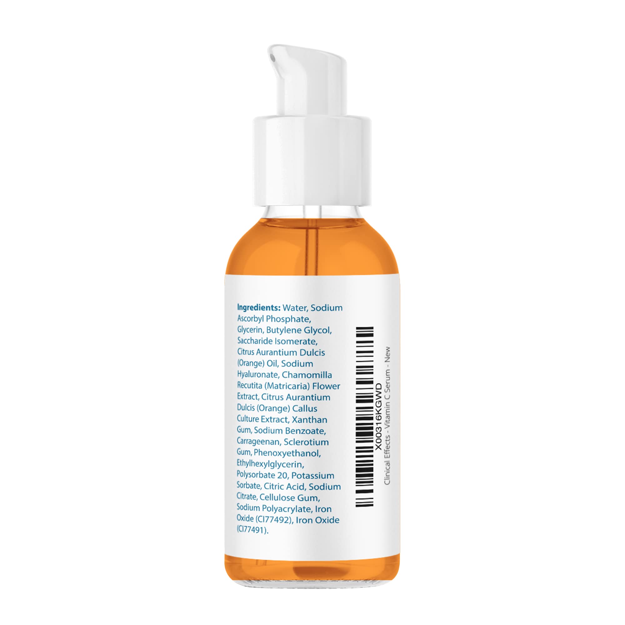 Clinical Effects Vitamin C Serum - Skin Brightening Serum with Hyaluronic Acid - Antioxidant Serum for Face - Sensitive, Acne-Pr