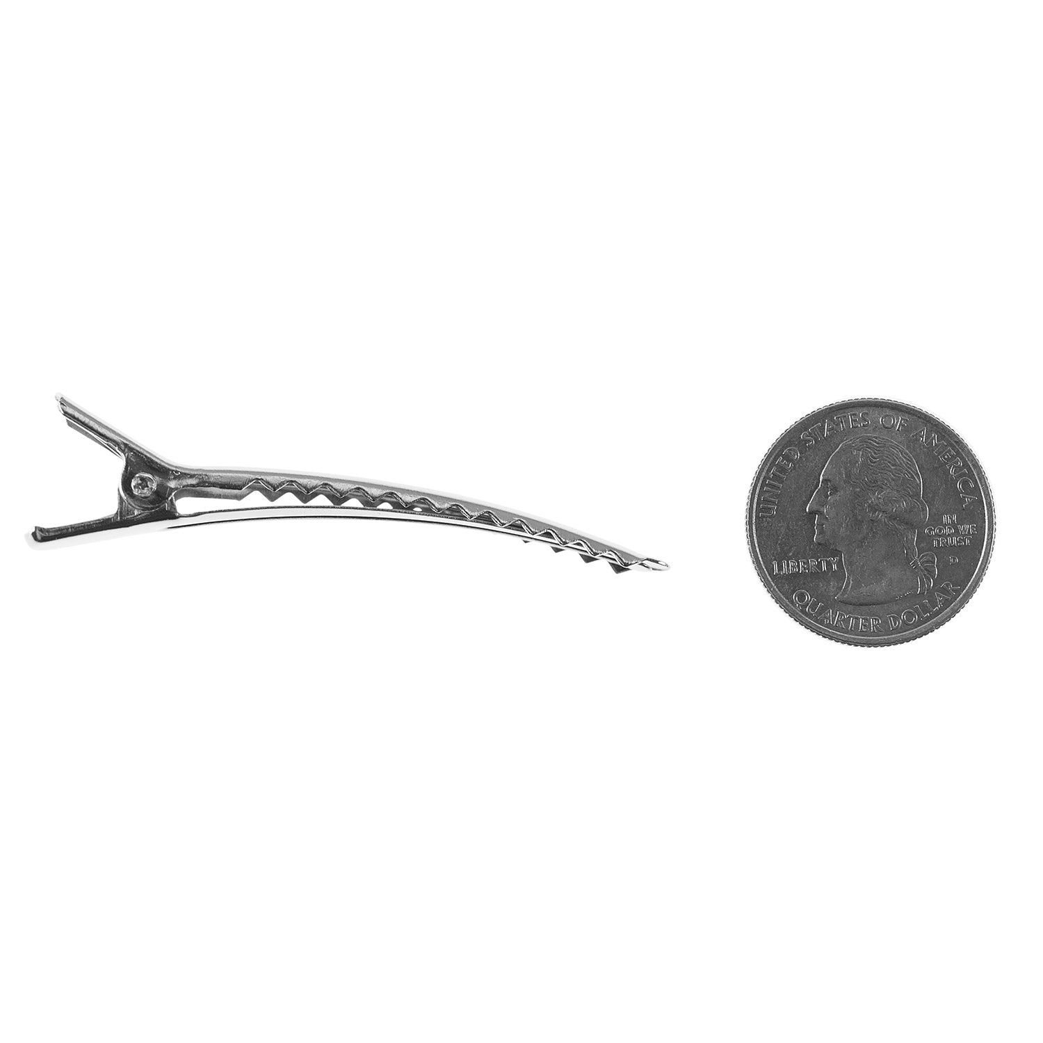 Super Z Outlet Silver Alligator Teeth Prongs Clips Holders for Hair Care, Arts & Crafts Projects, Dry Hanging Clothing, Office P