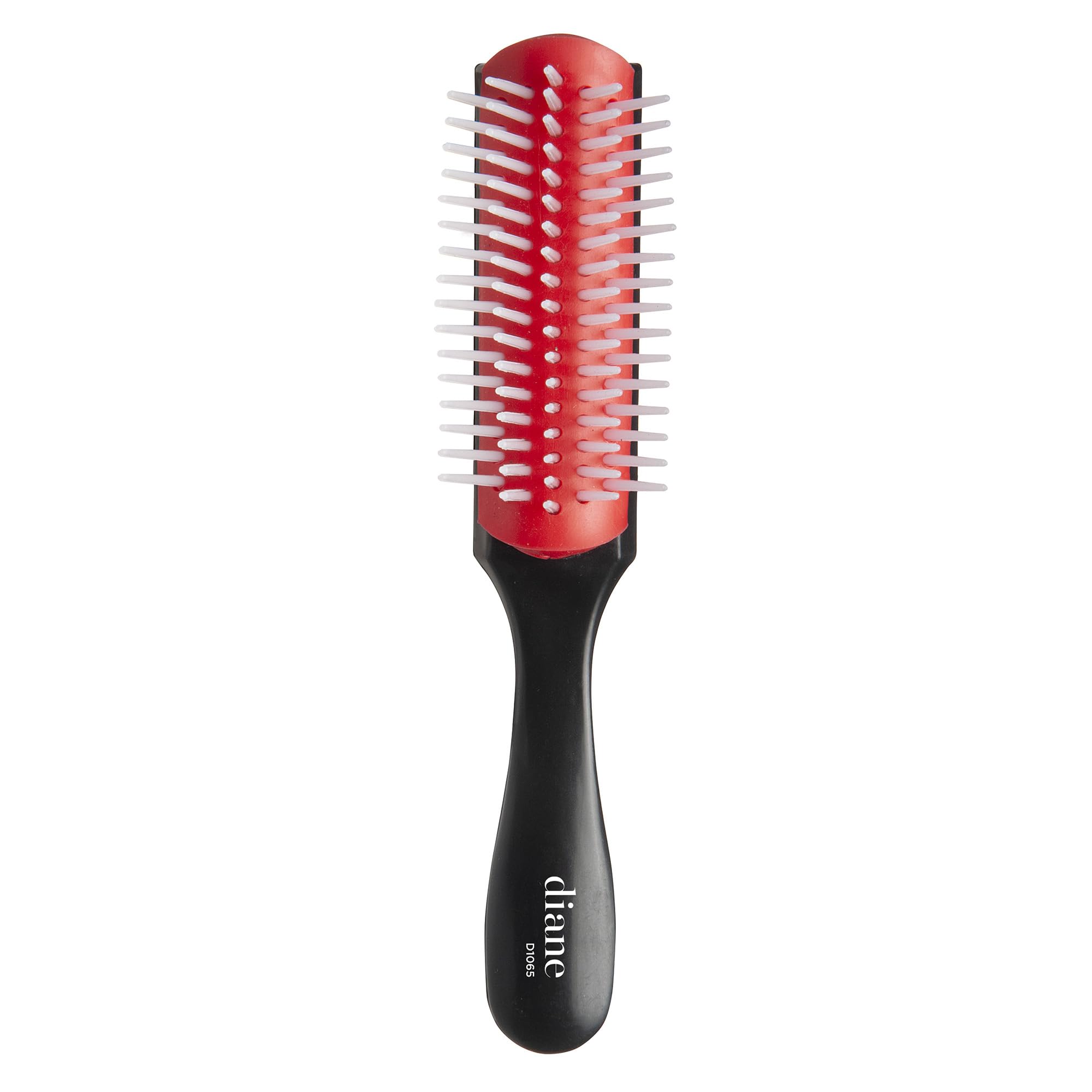 Diane Pro Mini Nylon Pin Styling Hair Brush for Detangling, Separating, Shaping and Defining Wet Thick or Curly Hair, Glides Thr