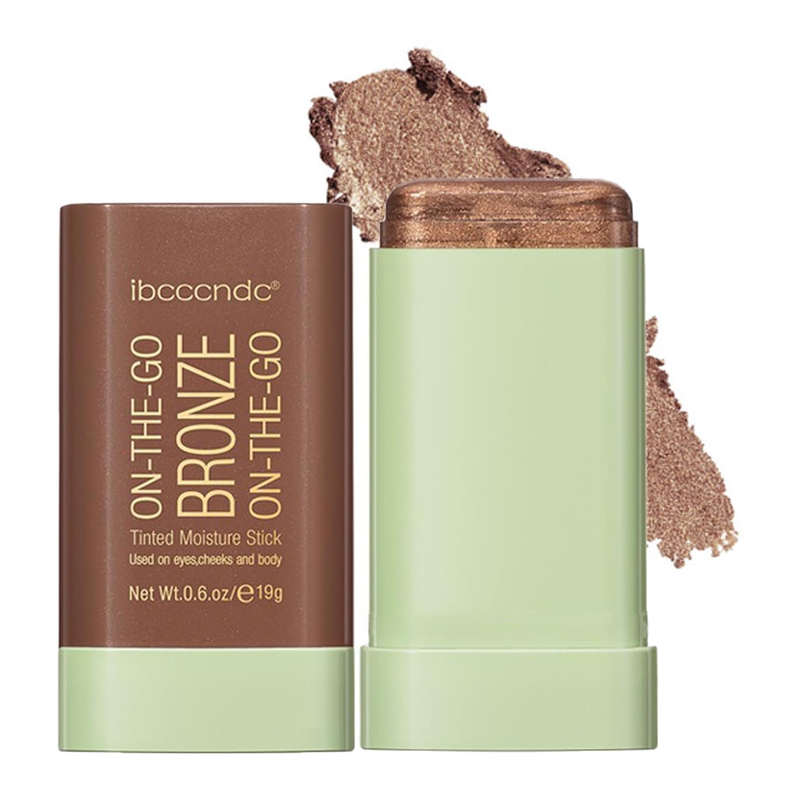 SWETIYOU Multi-Use Makeup Bronzer Stick, On the Go Glow Bronze Tinted Moisture Stick, Hydrating Solid Moisturizer with Bronze Ti