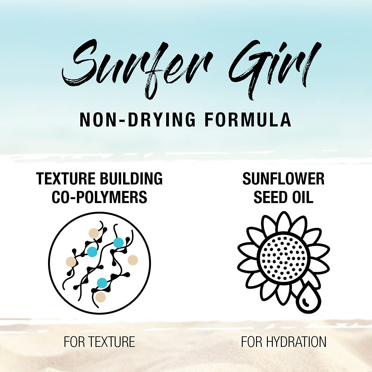 Sexyhair Texture Surfer Girl Dry Texturizing Spray, 6.8 Oz | Maintains Natural Shine | Up To 24 Hour Humidity Resistance | All H