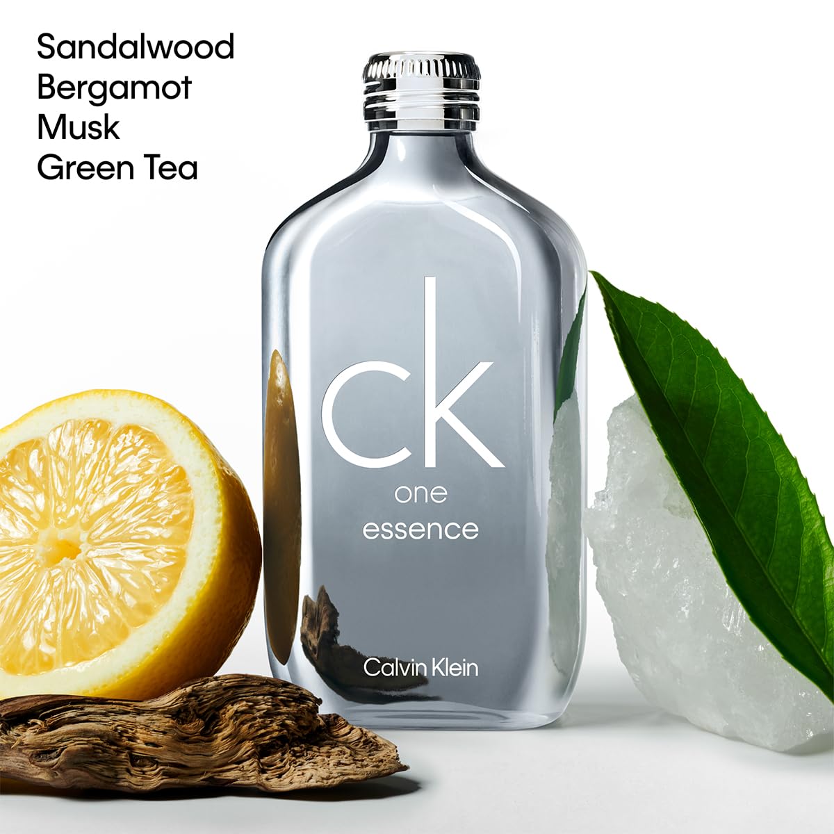 Calvin Klein CK One Essence Parfum Intense - Fresh Unisex Cologne - With Notes of Italian Bergamot, Organic Green Tea & Australi
