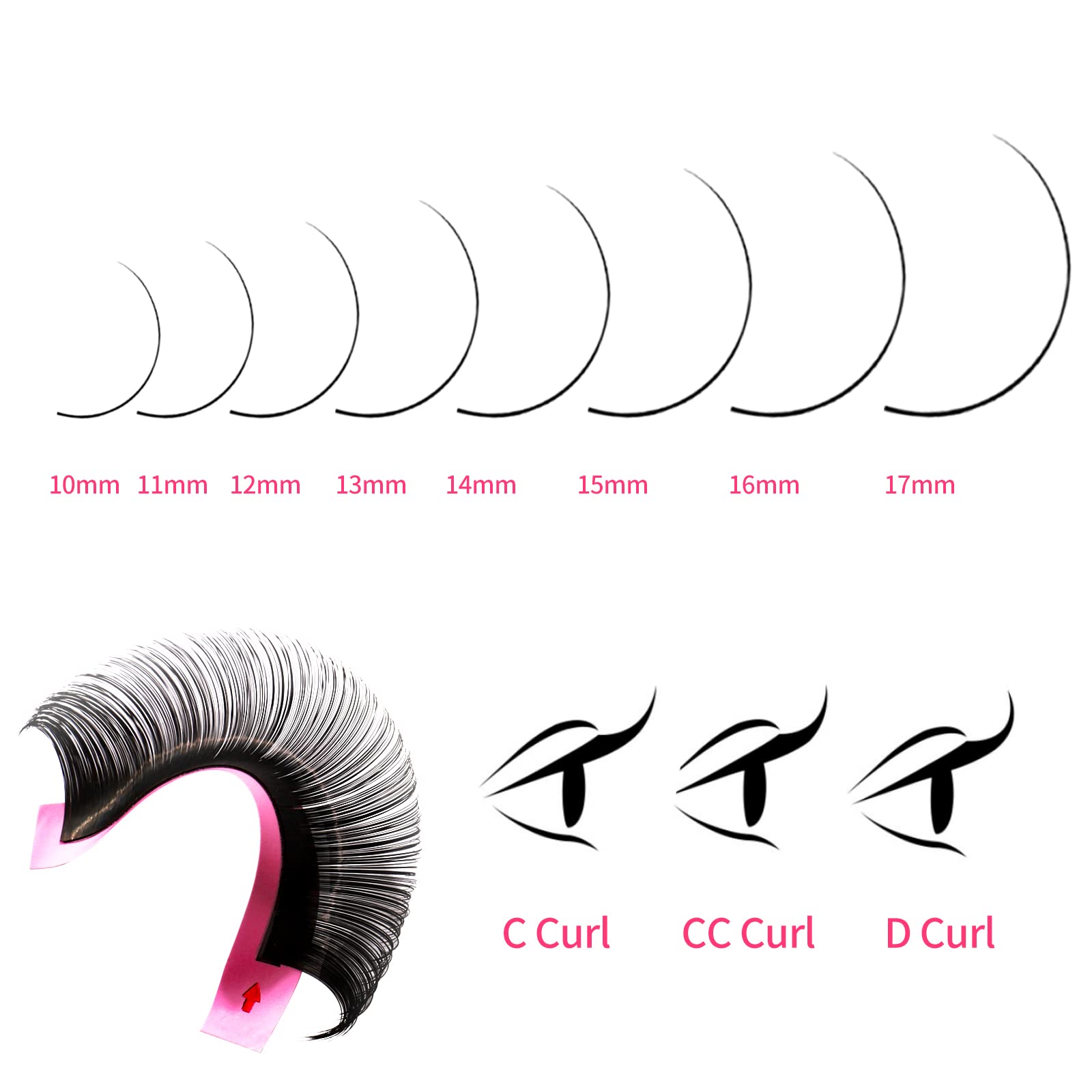 Veyes Inc Cashmere Volume Lash Extensions C Cc D Dd Ld L B J M Curl 0.03-0.20 Thickness 5-25Mm, Super Matte Black Individual Eye
