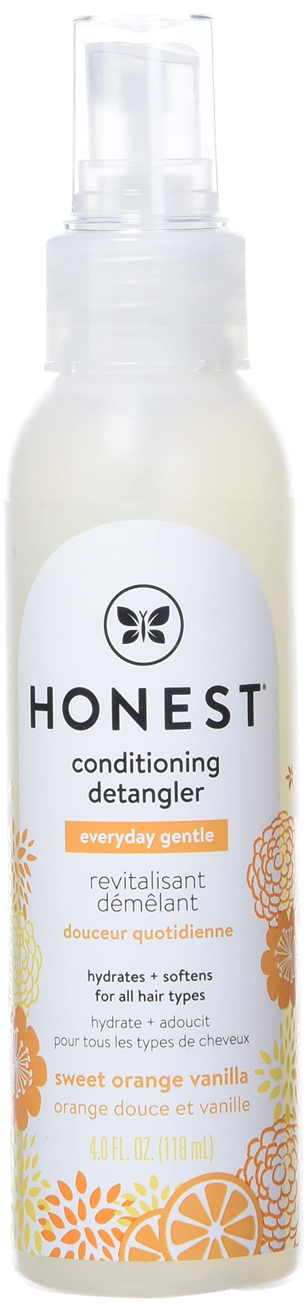 The Honest Company Everyday Gentle Conditioning Detangler - Sweet Orange Vanilla Kids Conditioner, (H02MST00V2RES)