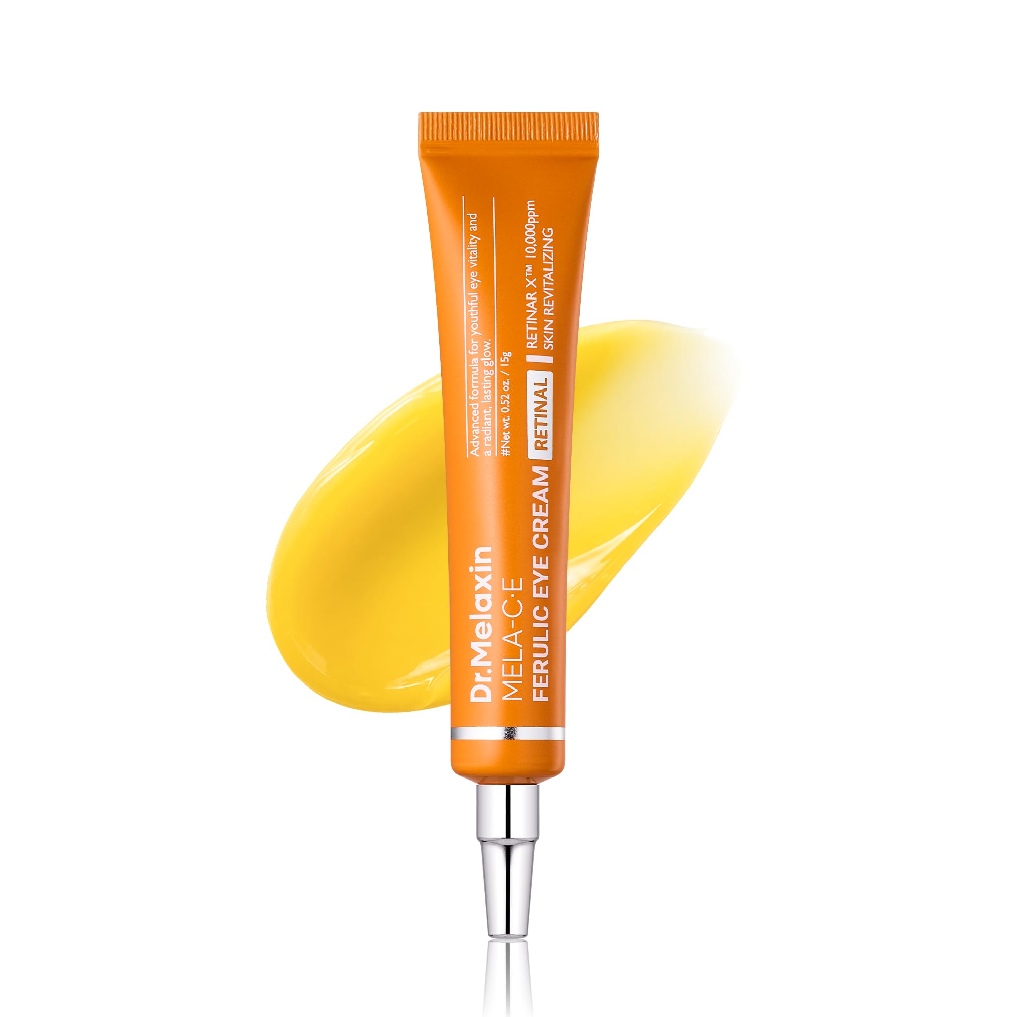 Dr.Melaxin Mela CE Ferulic Eye Cream Dark Circles, Dark Spots & Wrinkles at Once, Retinal + Vitamin C Ferulic, Niacinamide, Kore