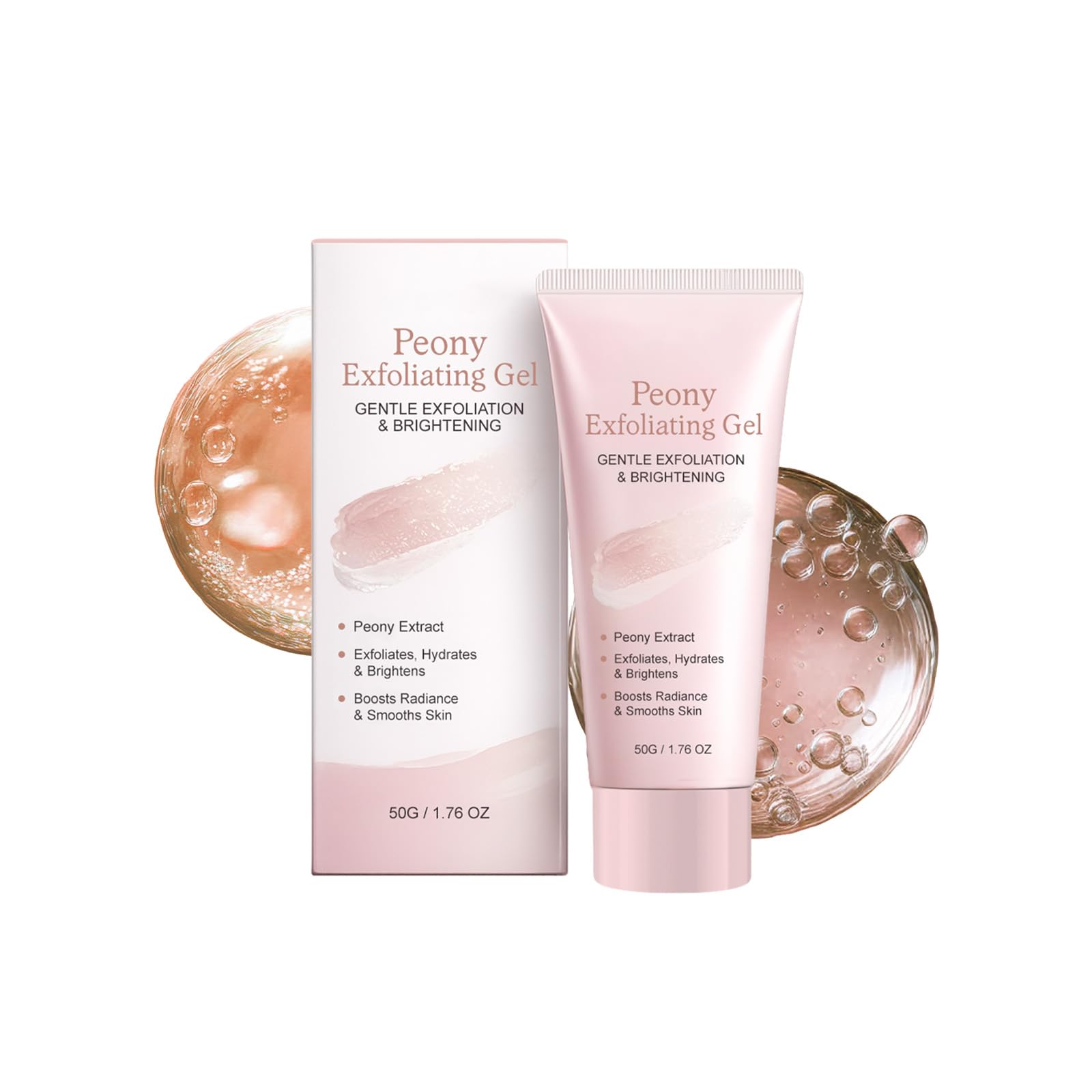 Gentle Facial Exfoliating Gel, Mild Hydrating Face Exfoliator