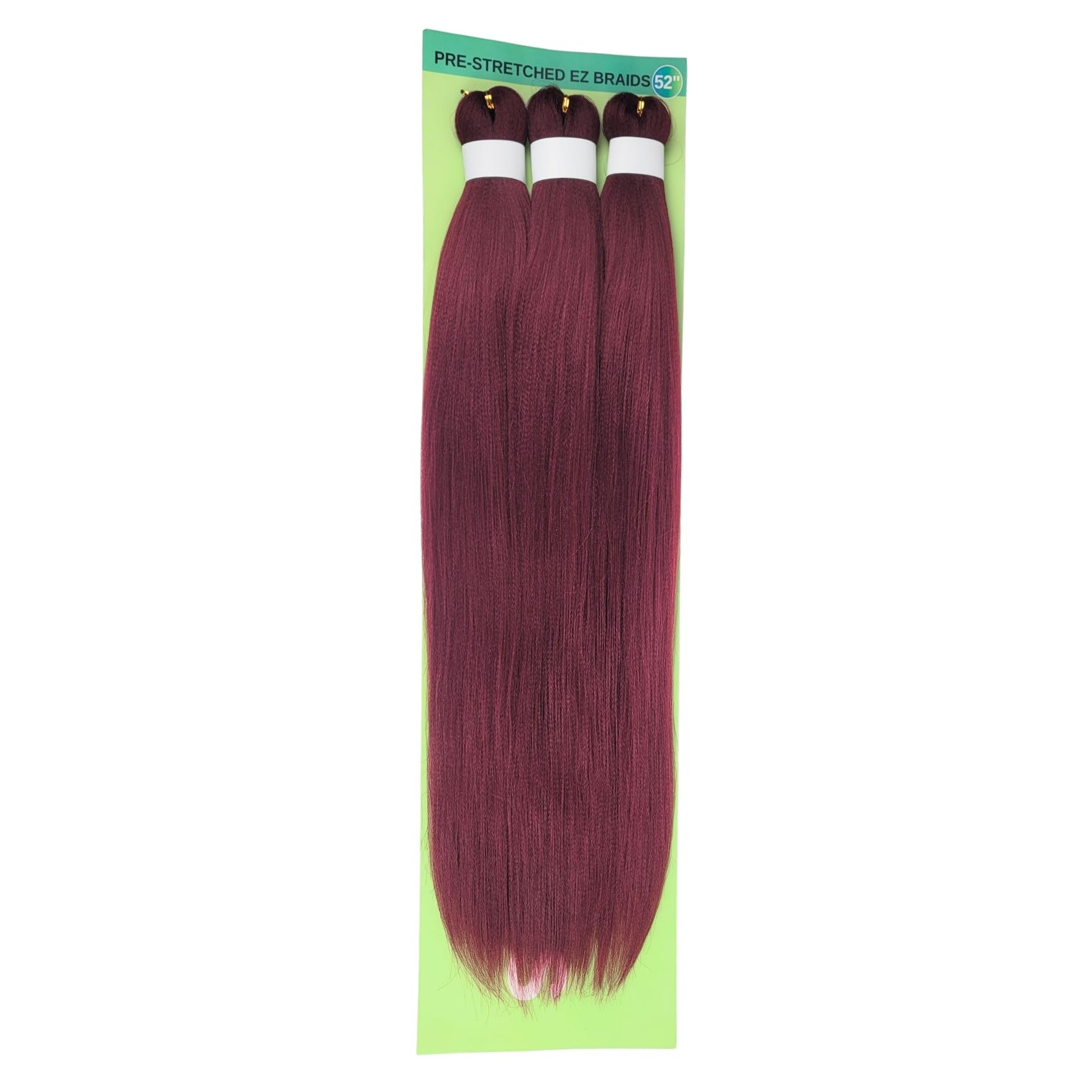Burgundy Braiding Hair Pre Stretched 900# Knotless Braids Hair Extension for Braiding