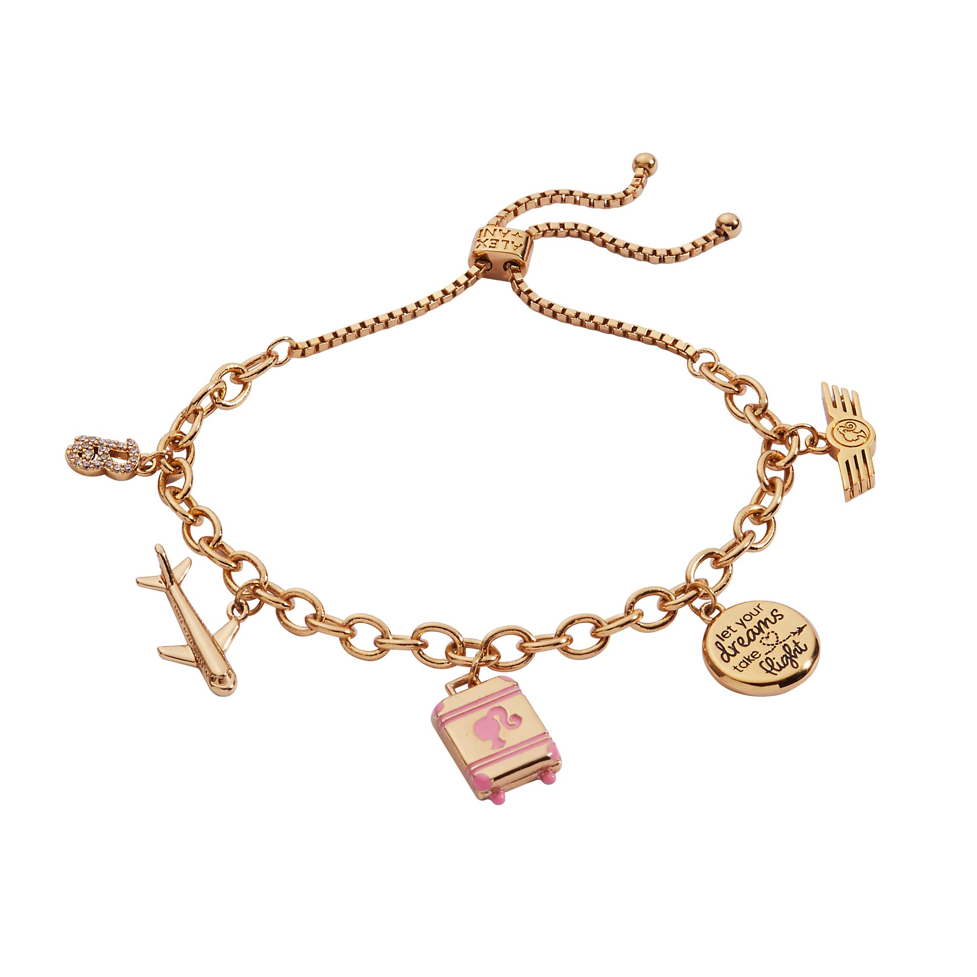 Alex and Ani Barbie Travel Bolo Bracelet